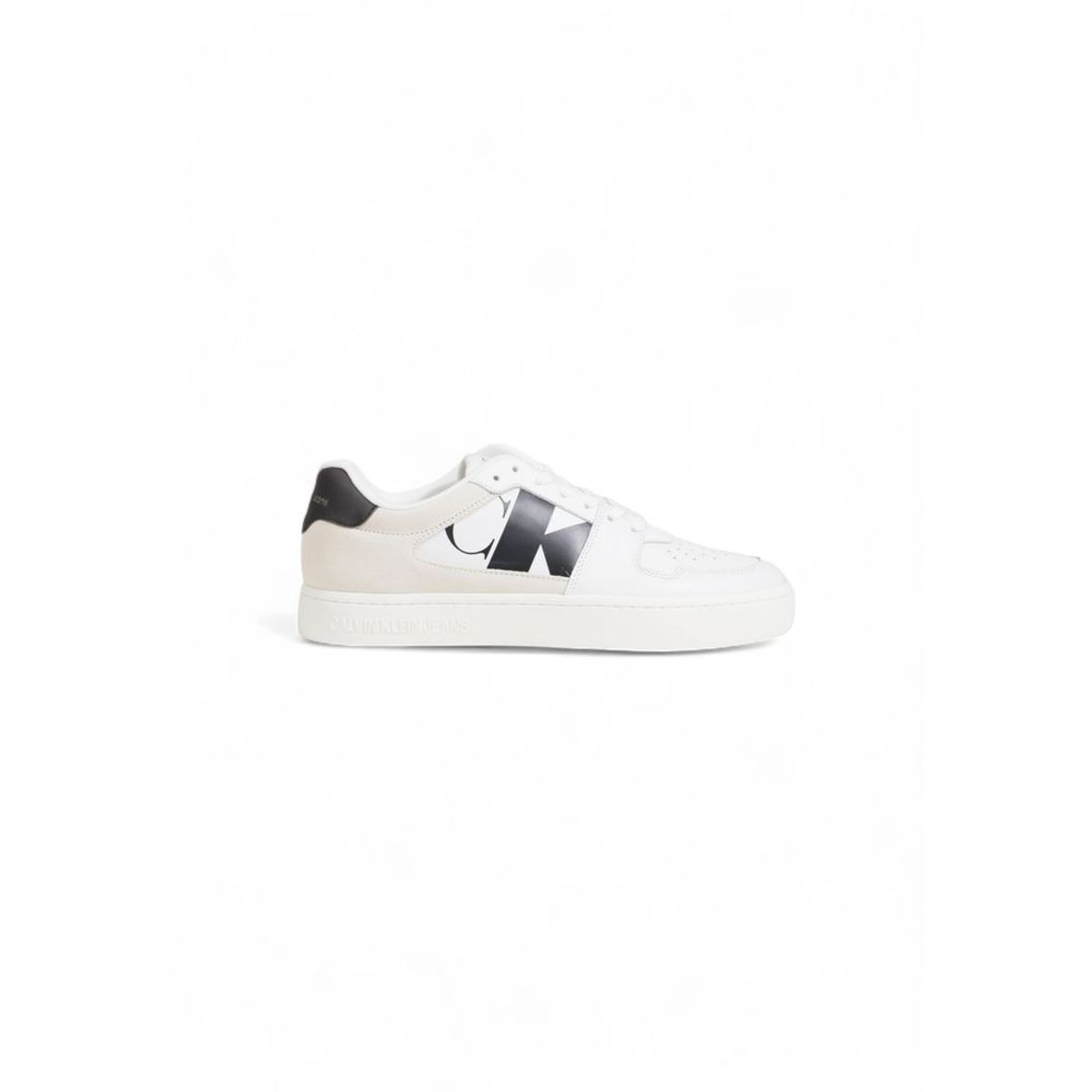 Calvin Klein Jeans Black And White Suede Sneakers