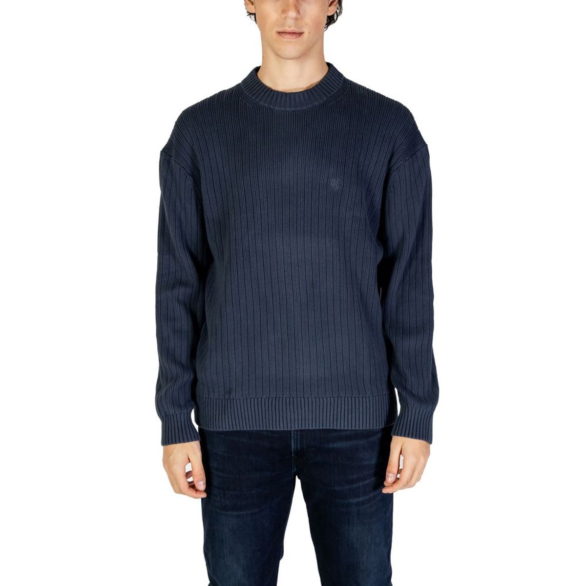 Calvin Klein Jeans Blue Cotton Sweater