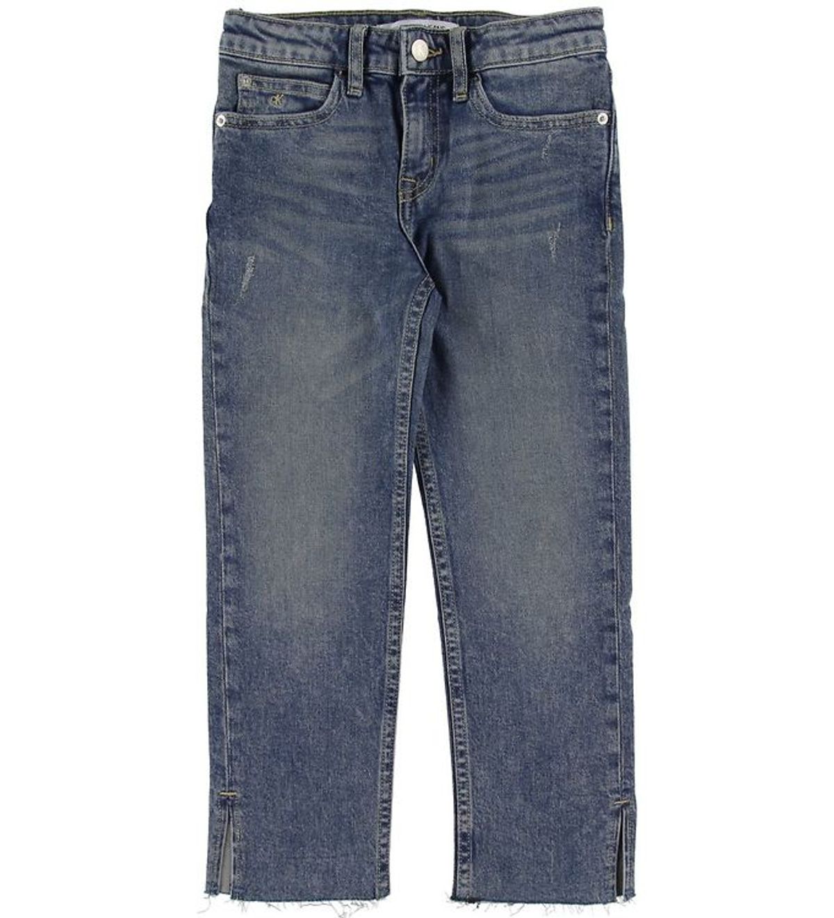 Calvin Klein Jeans - Slim Crop - Blå Denim