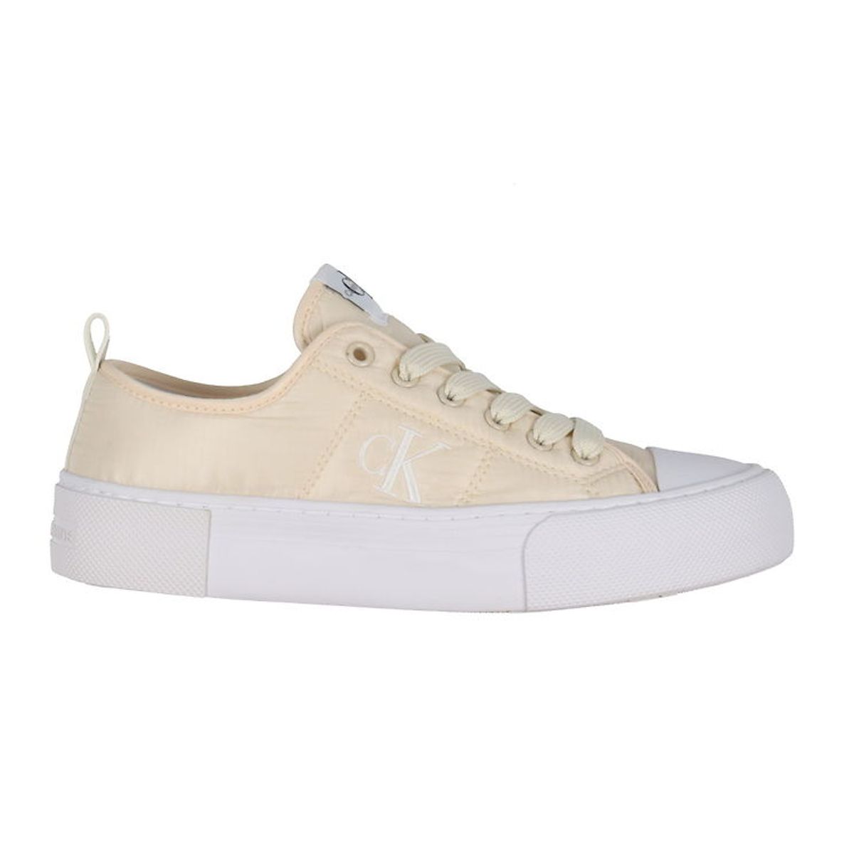 Calvin Klein Sko - Low Cut Lace Up - Beige