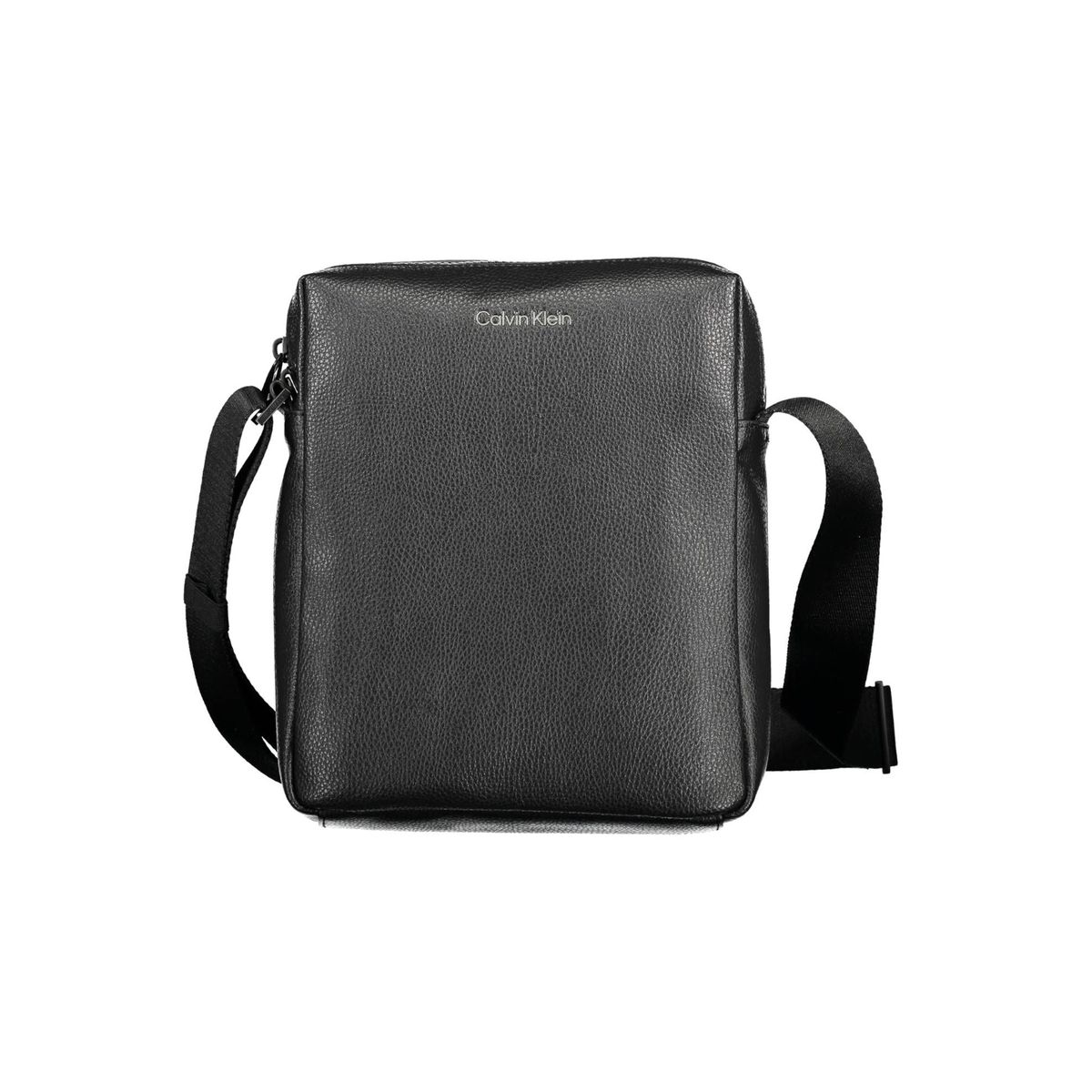 Calvin Klein Sleek Black Eco-Conscious Shoulder Bag