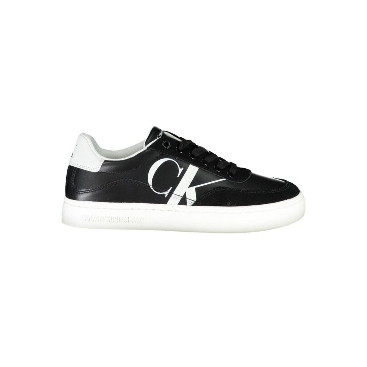 Calvin Klein Sleek Black Lace-Up Sneakers