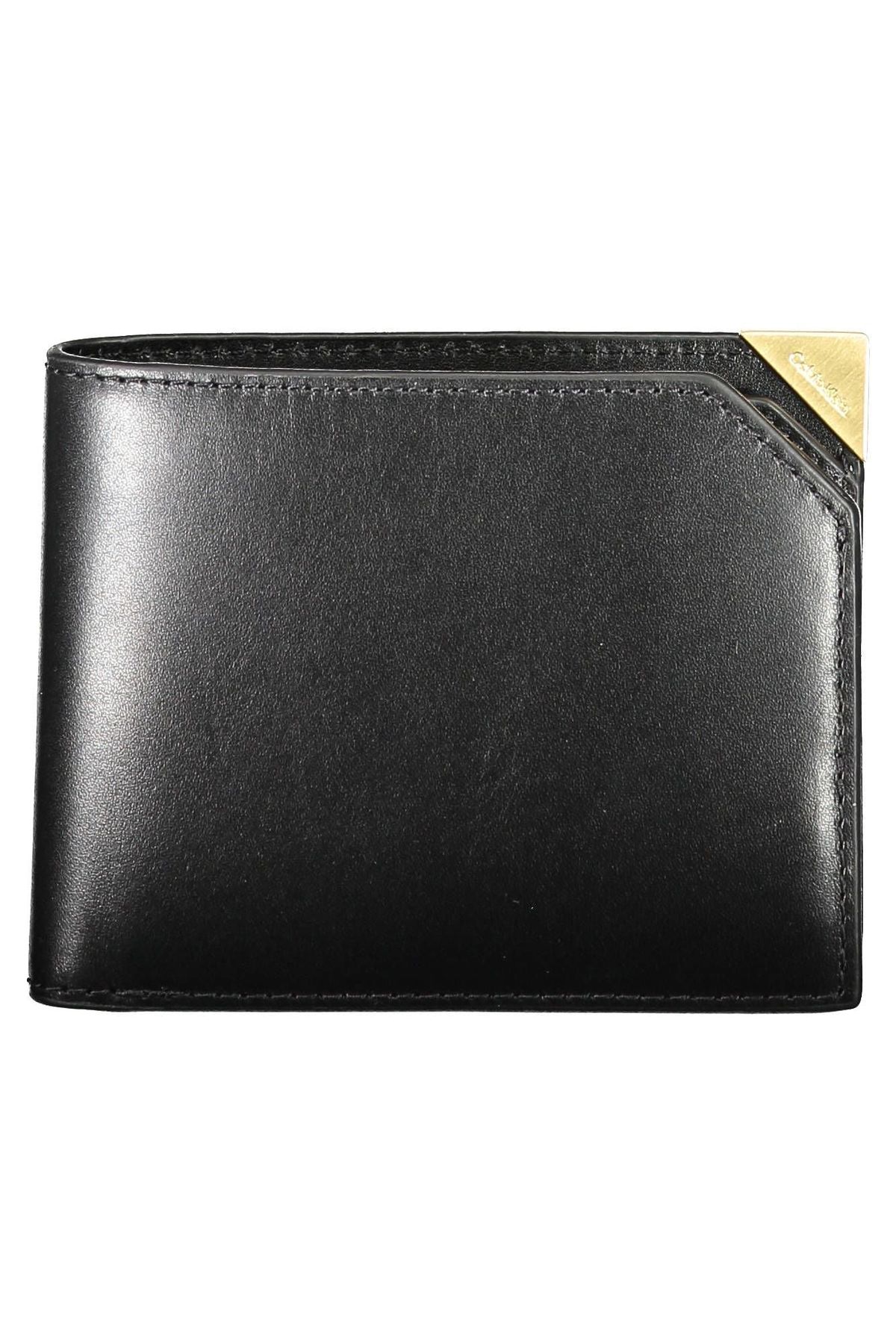 Calvin Klein Sleek RFID-Protected Black Leather Wallet