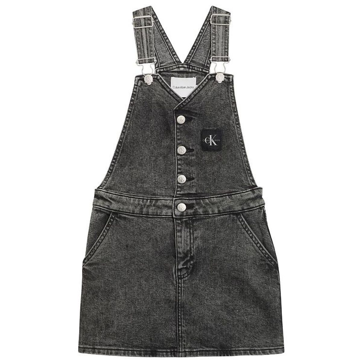 Calvin Klein Spencer - Denim Dungaree - Washed Black