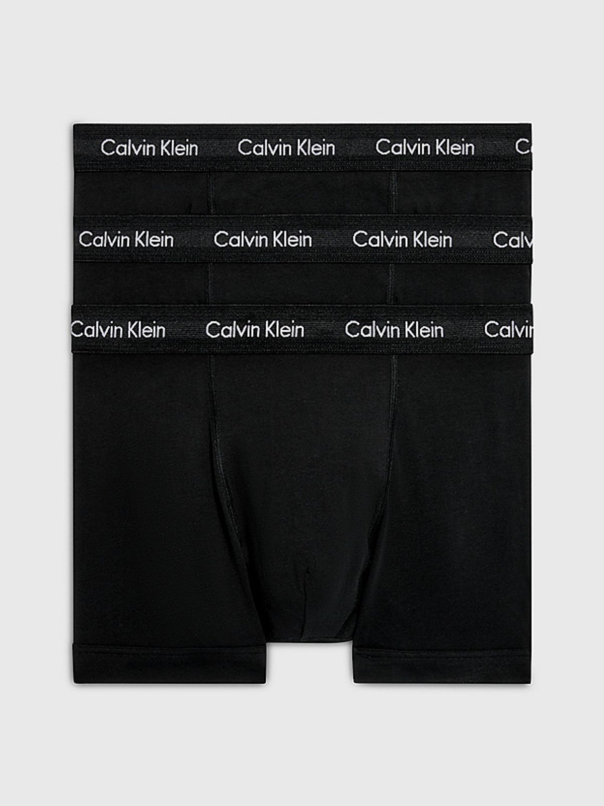 Calvin Klein Trunks 3-pak Black/black