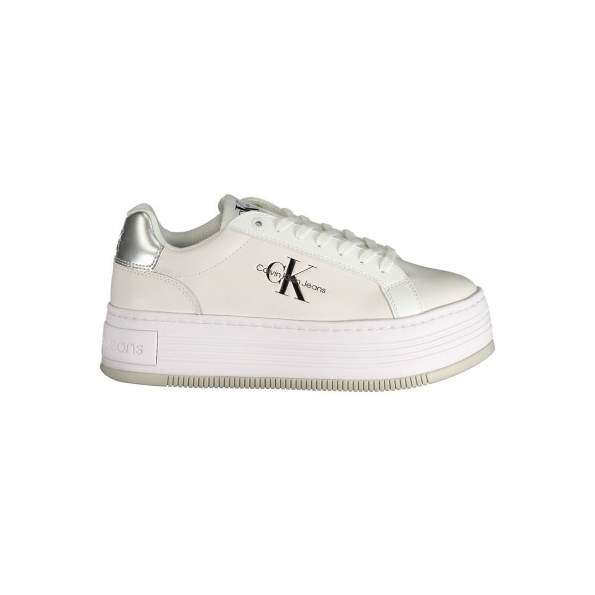 Calvin Klein White Polyester Sneakers