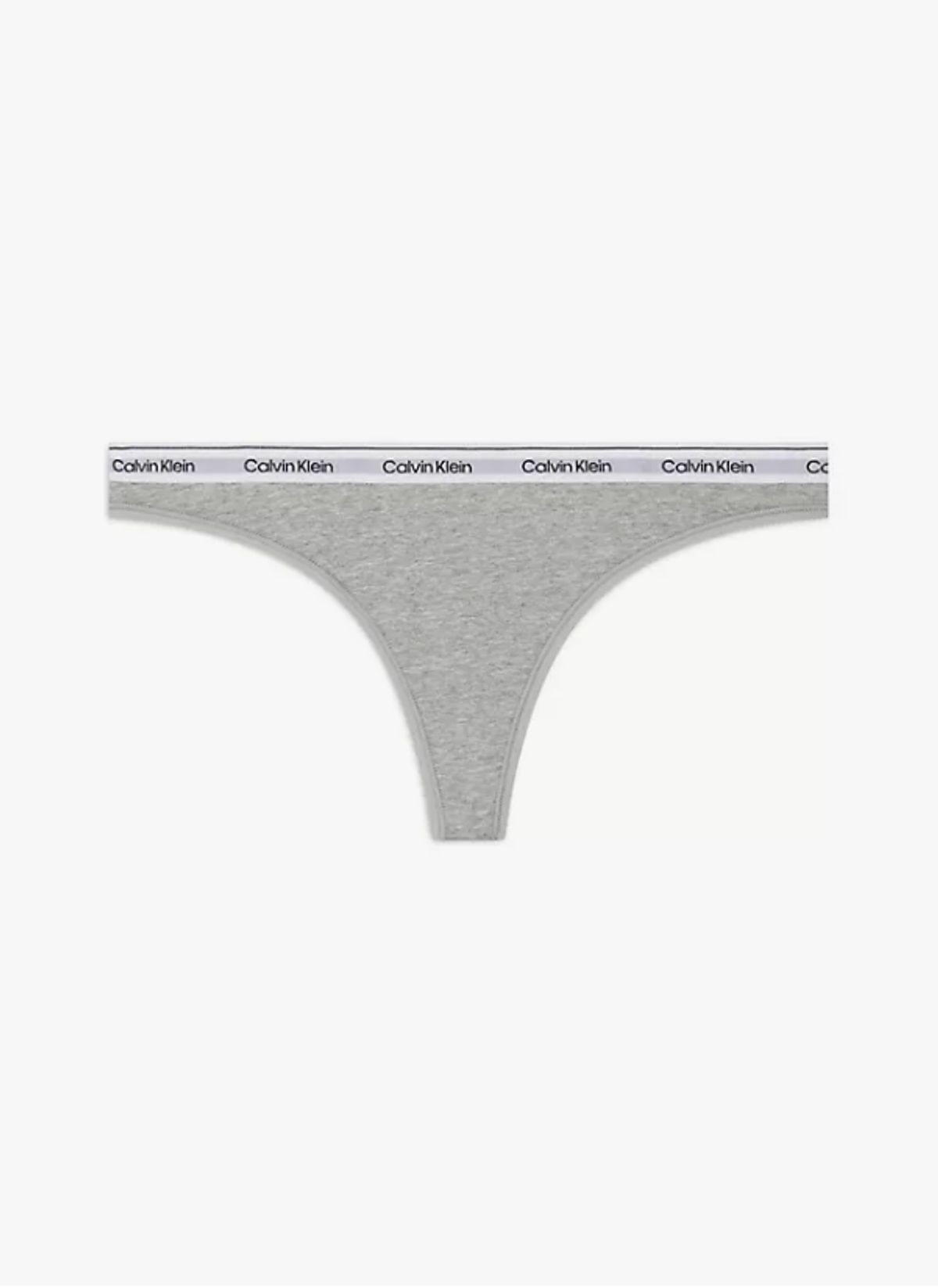 Calvin Klein Woman Thong Qd5043e Heather Grey-medium