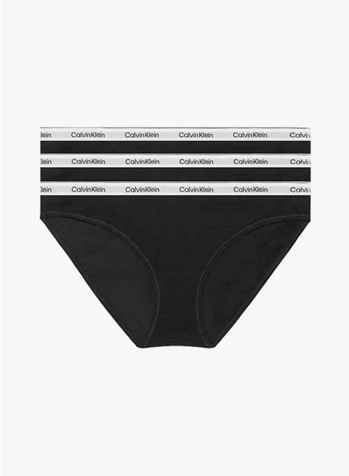 Calvin Klein Women 3-pack Bikini Qd5207e Black-3x-large