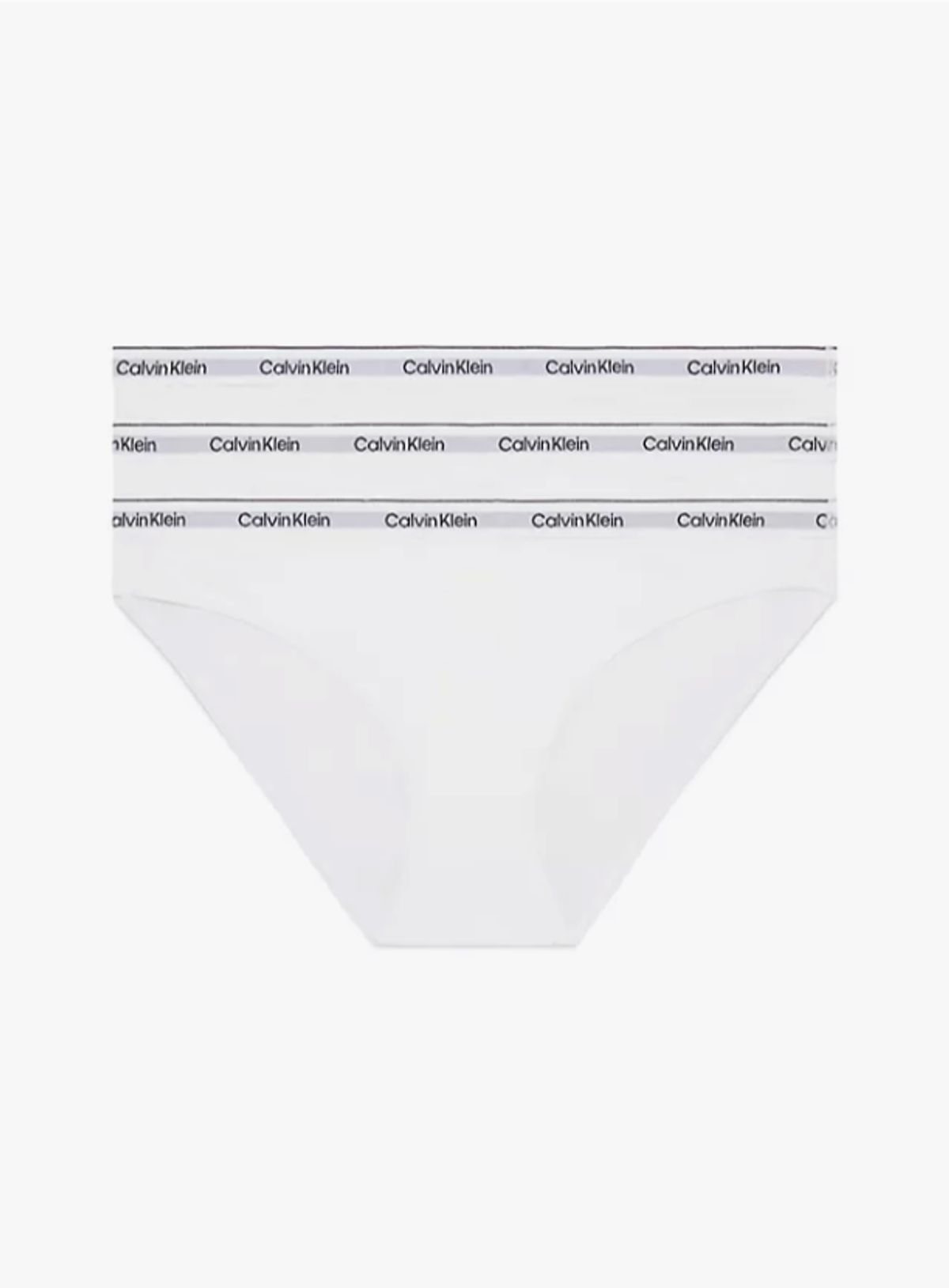 Calvin Klein Women 3-pack Bikini Qd5207e White/white/white