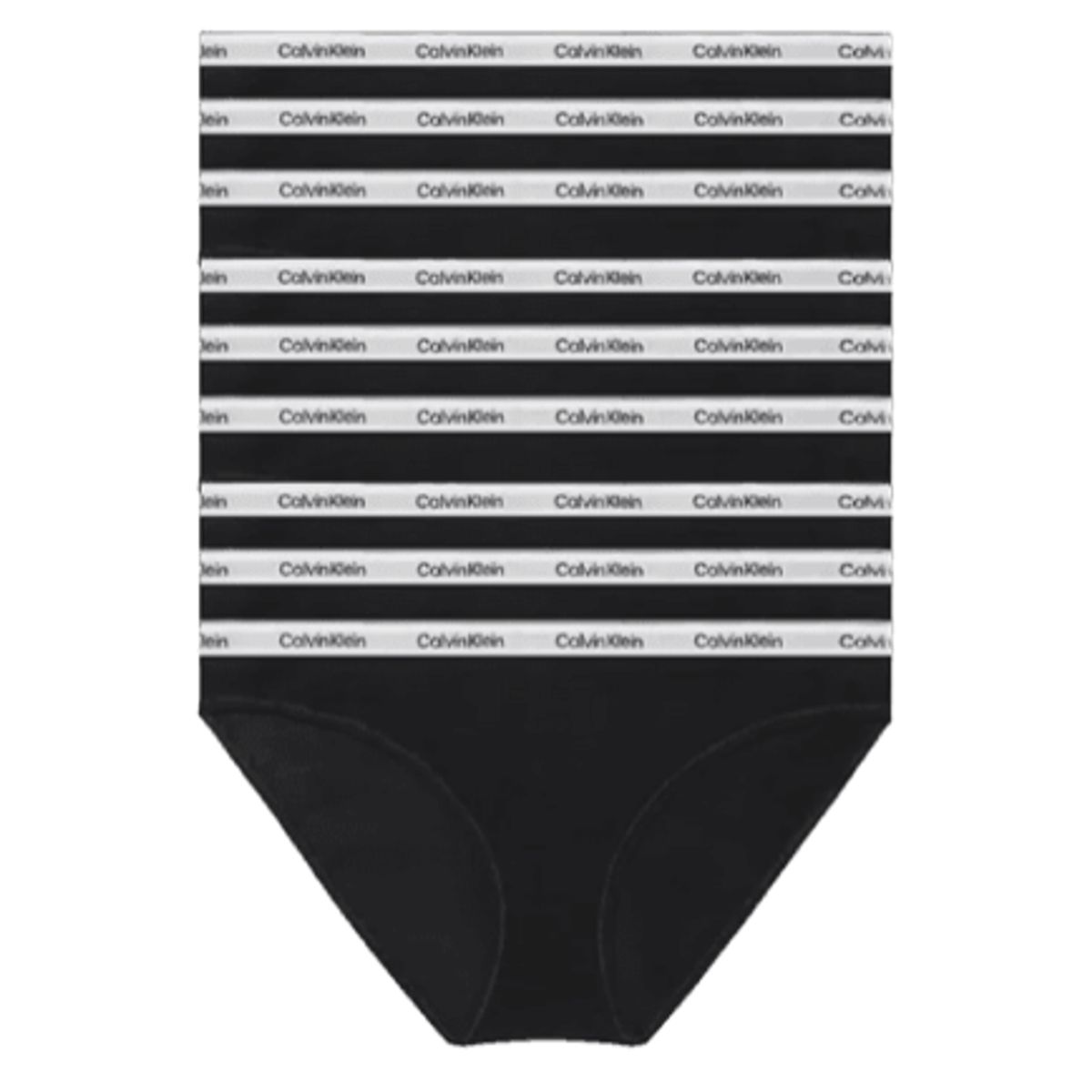 Calvin Klein Women 9-pack Bikini Qd5207e Black