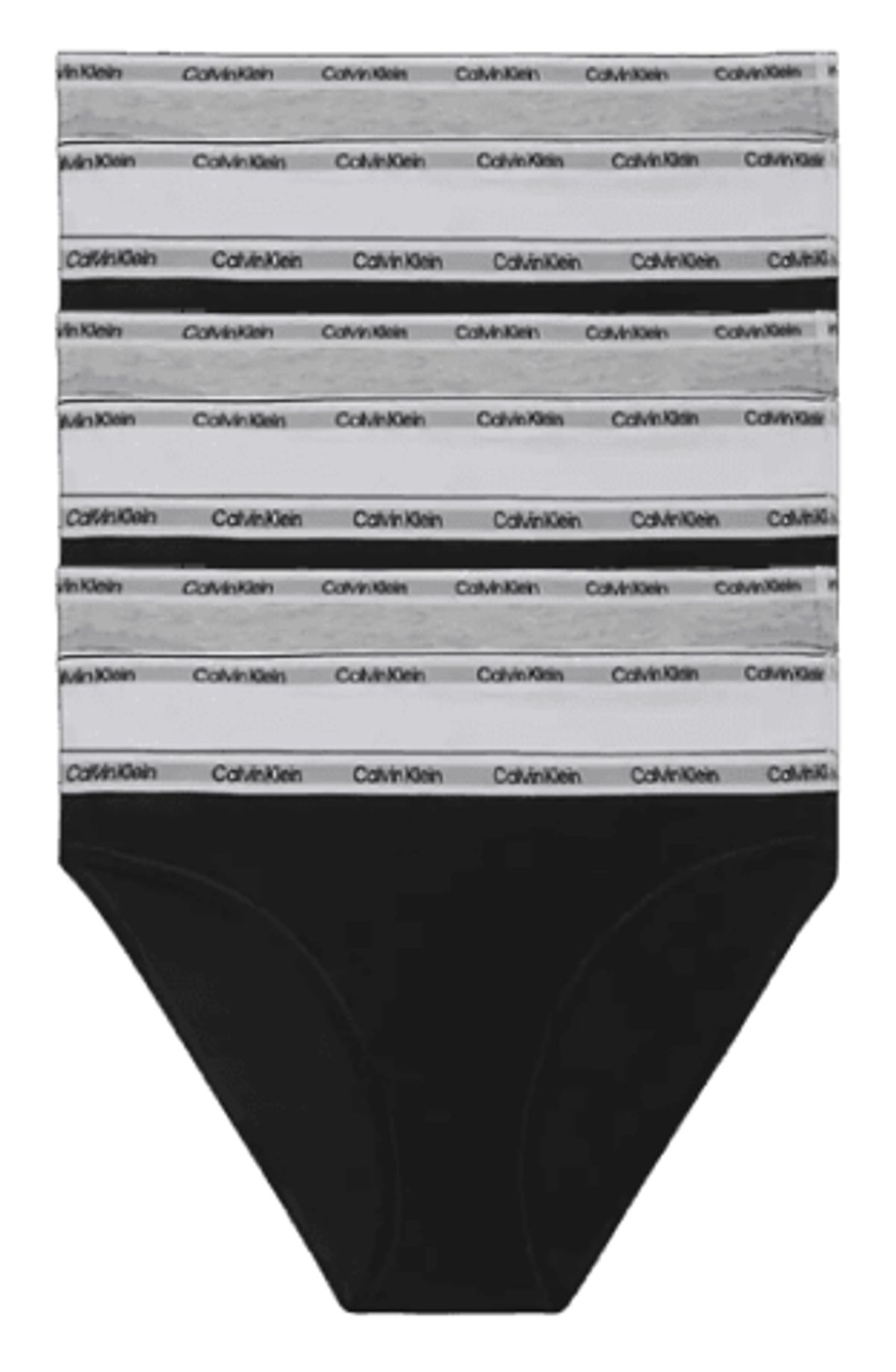 Calvin Klein Women 9-pack Bikini Qd5207e Black/white/grey-2x-large