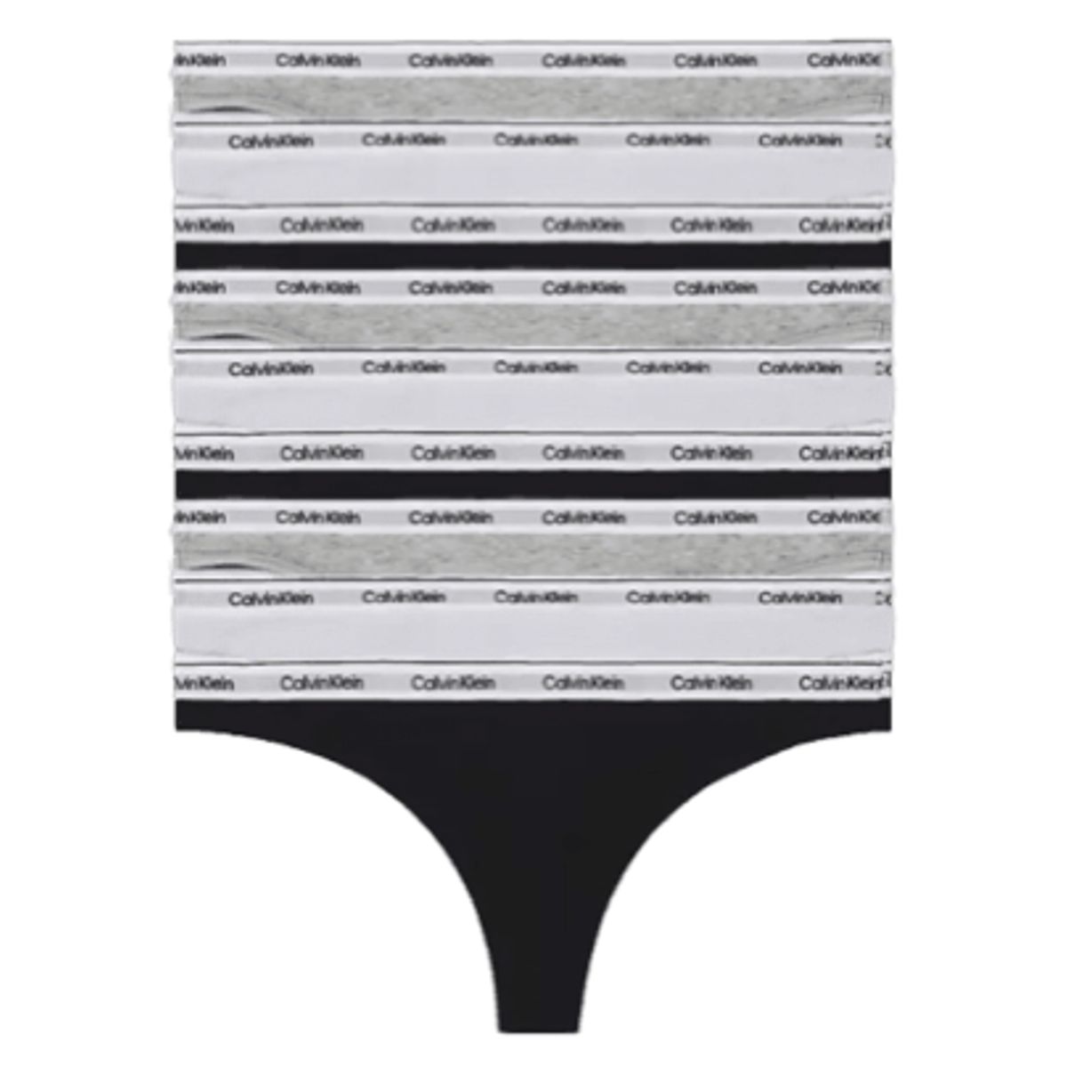 Calvin Klein Women 9-pack Thong Qd5209e Black/white/grey-2x-large