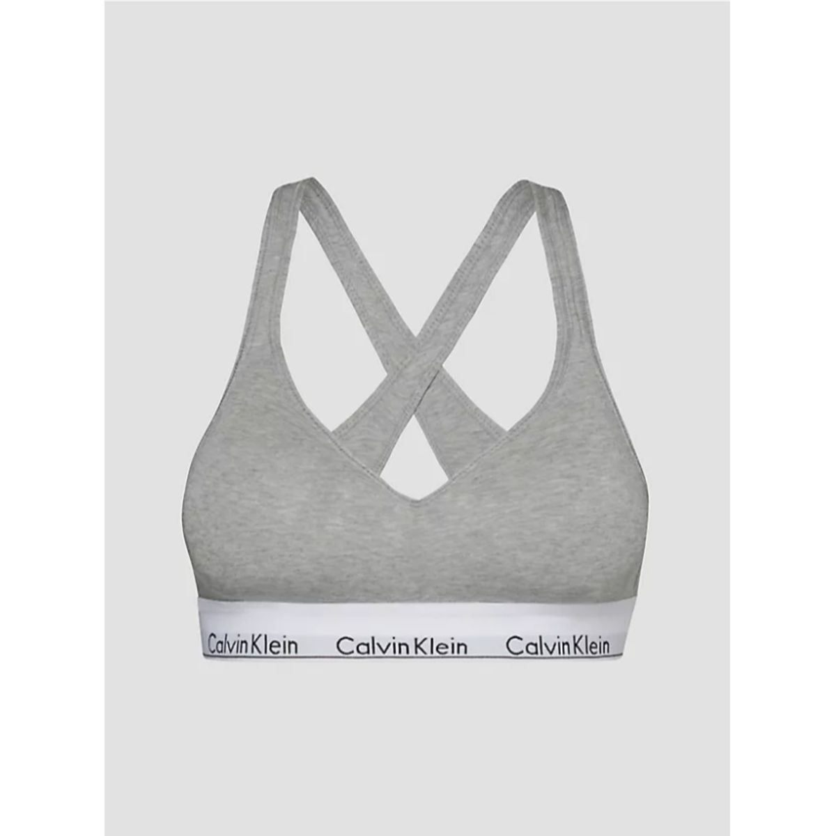 Calvin Klein Women Bralette Lift Qf1654e Grey Heather-small