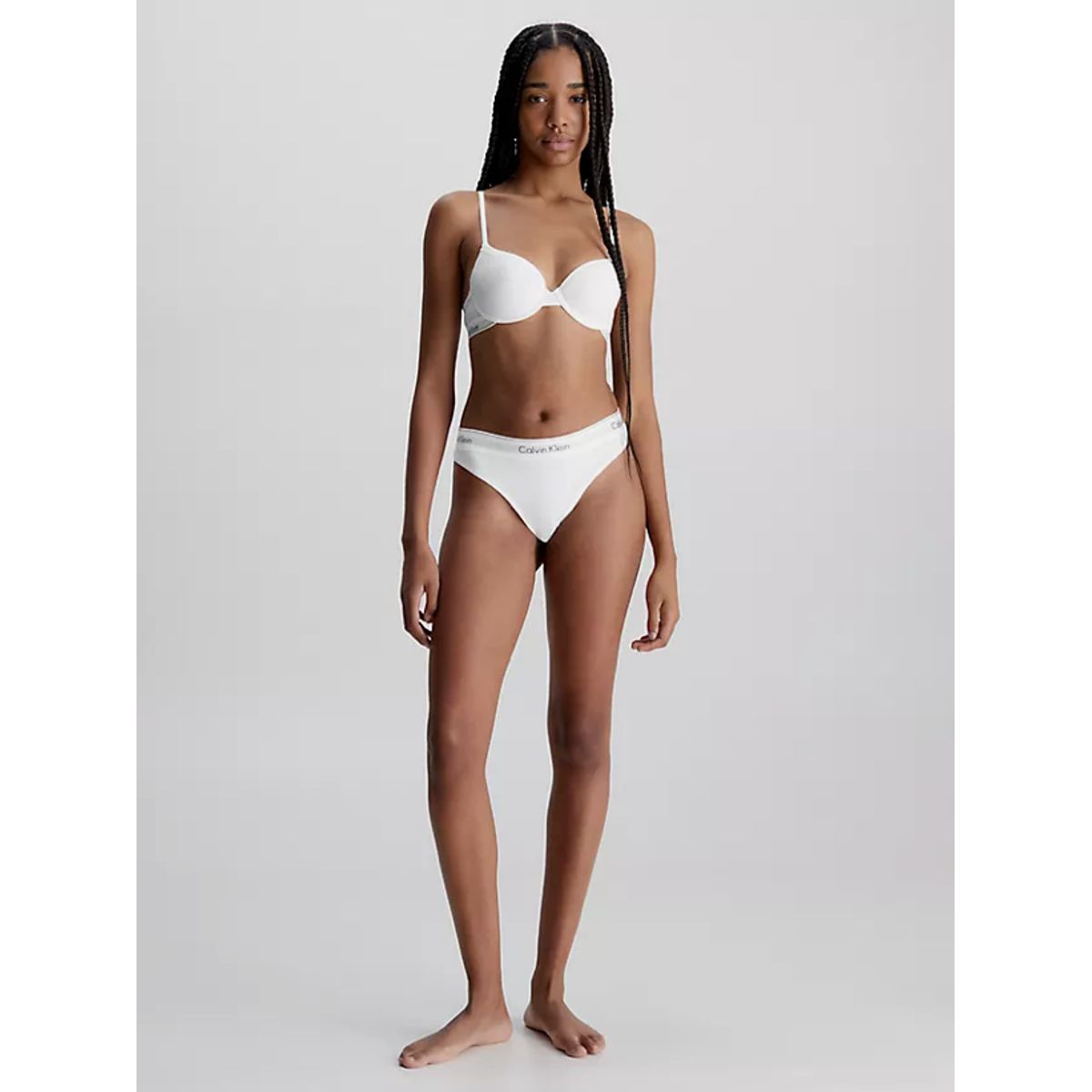 Calvin Klein Women Thong F3786e White