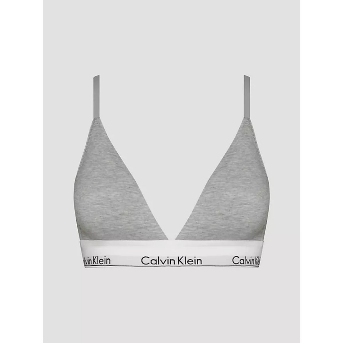 Calvin Klein Women Triangle Qf5650e Grey Heather-x-large