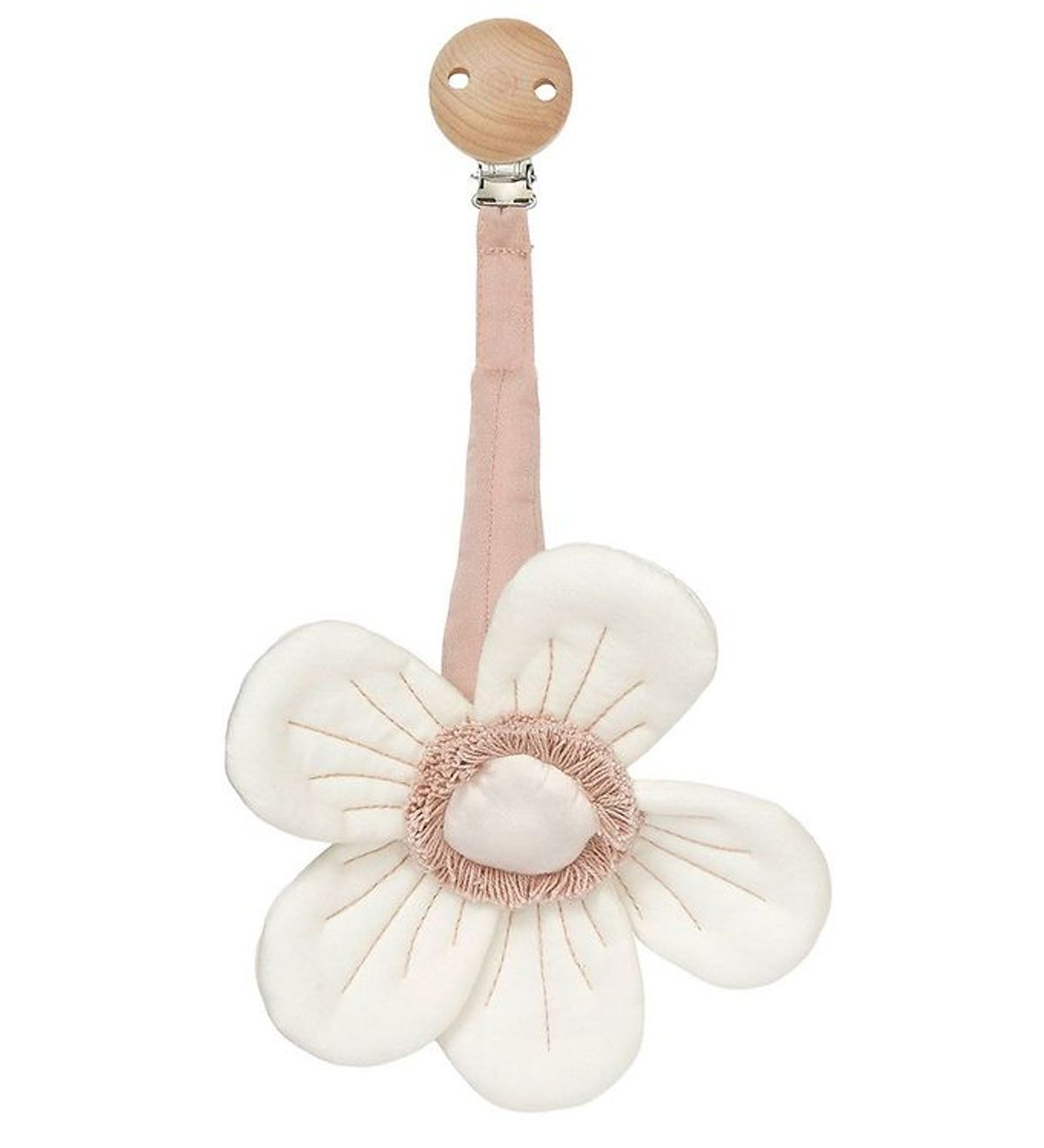 Cam Cam Barnevognsophæng - Windflower - Creme White