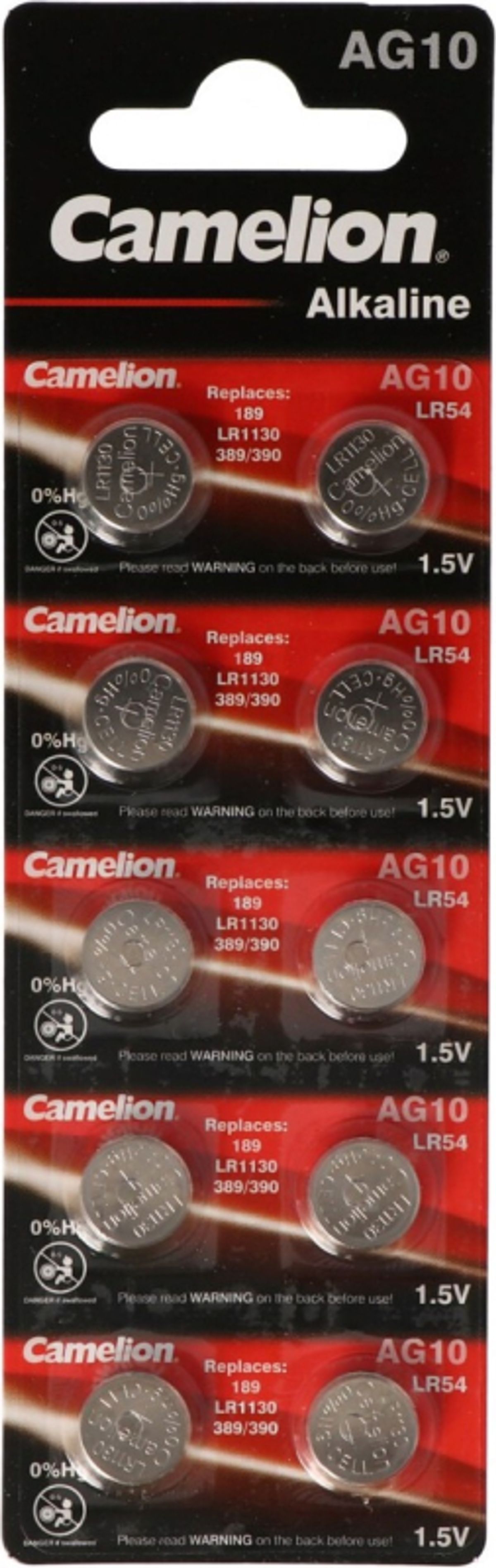 Camelion AG10/LR1130, 10-pak