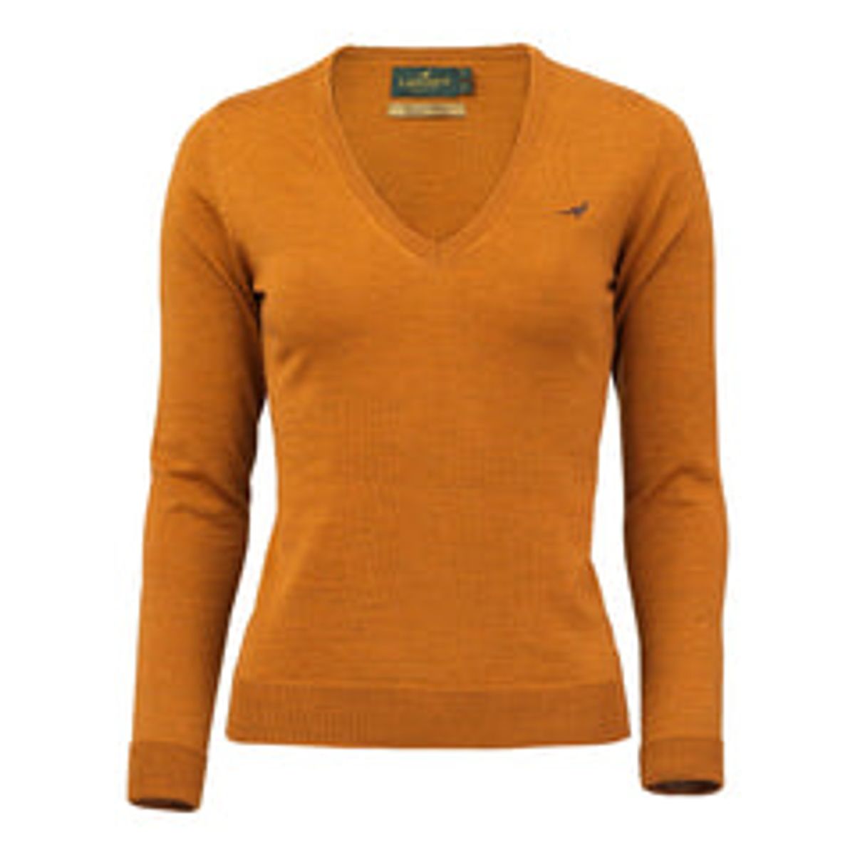 Camilla V-neck Merino Sweater - Mustard