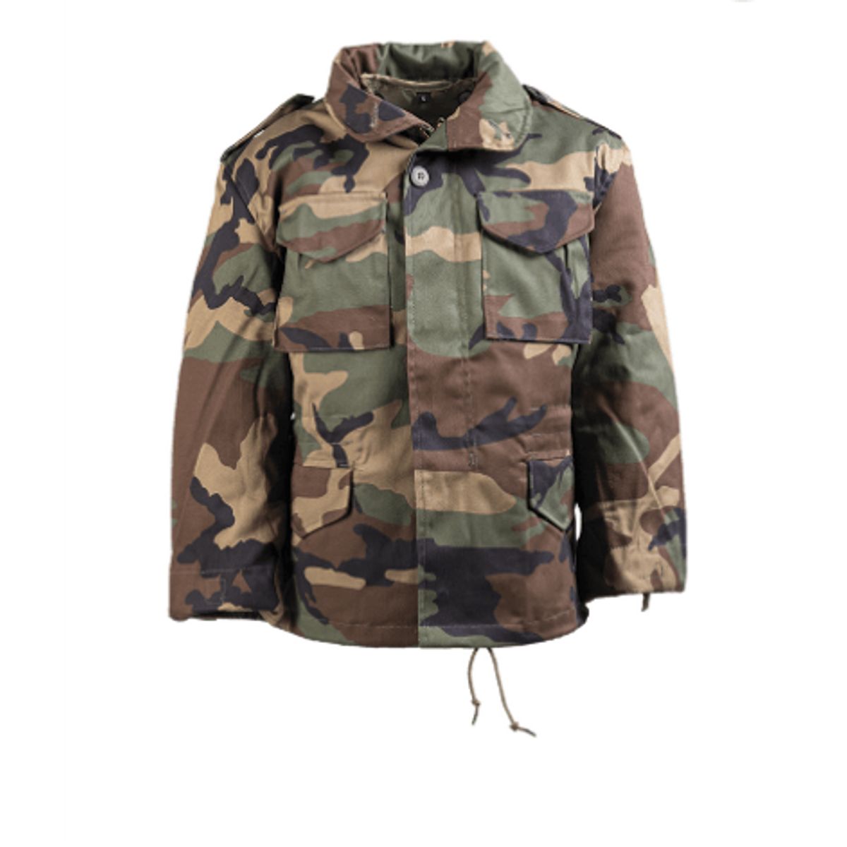 Camo drenge jakke | M65 FIELD JACKET - MIL-TEC - L - Woodland