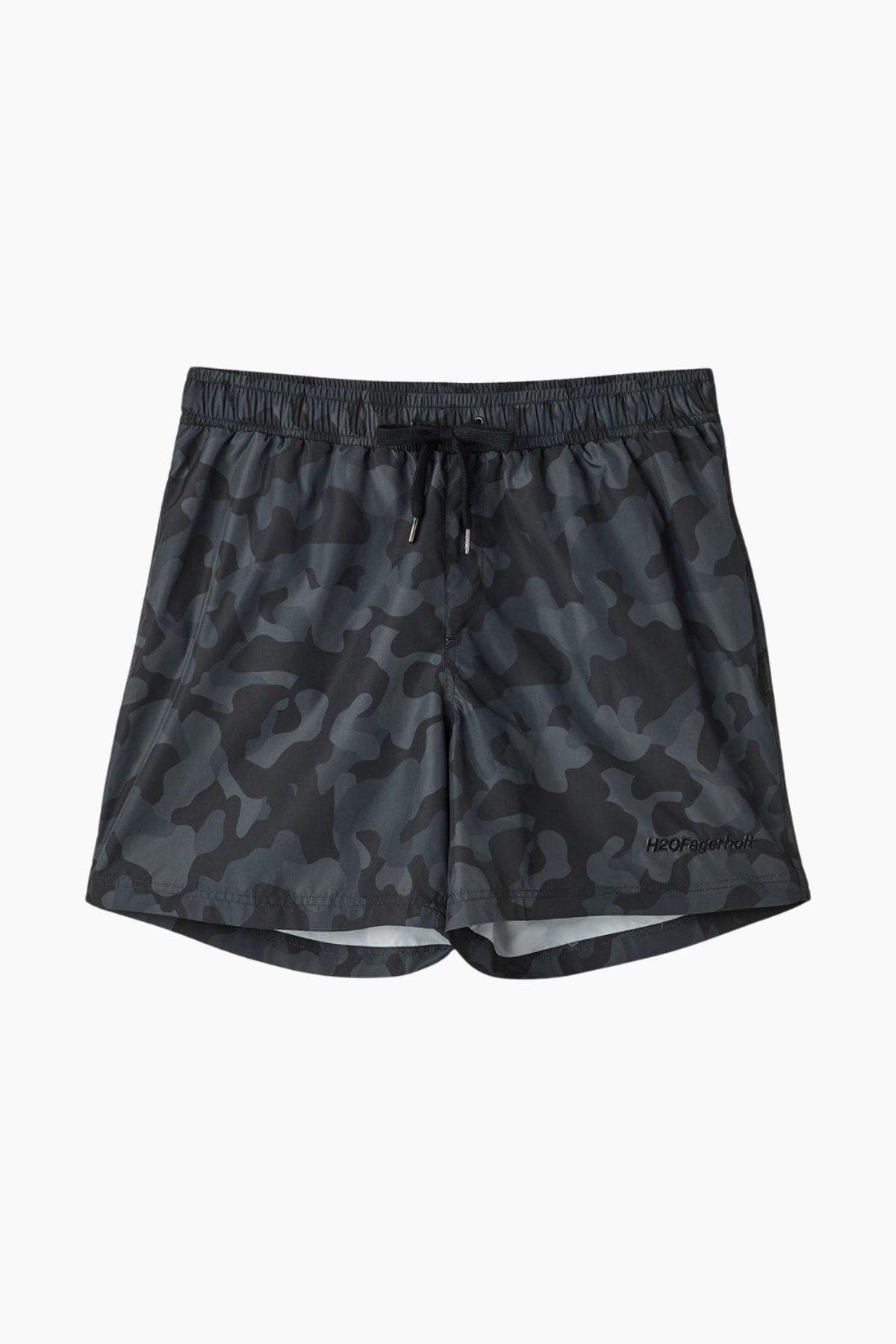 Camou Swim Shorts - Black Camou - H2O Fagerholt - Sort L