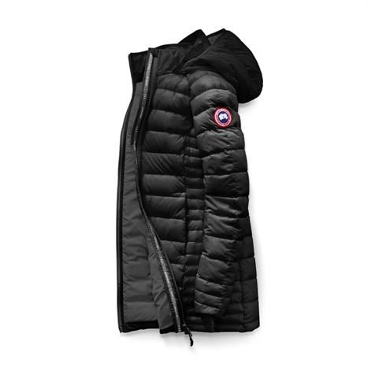 Canada Goose Ladies Brookvale Hooded Coat, Black / Graphite