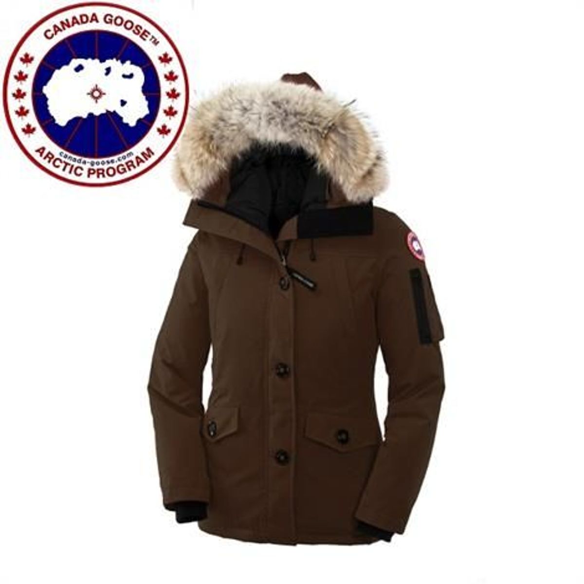 Canada Goose Ladies Montebello Parka, Brown