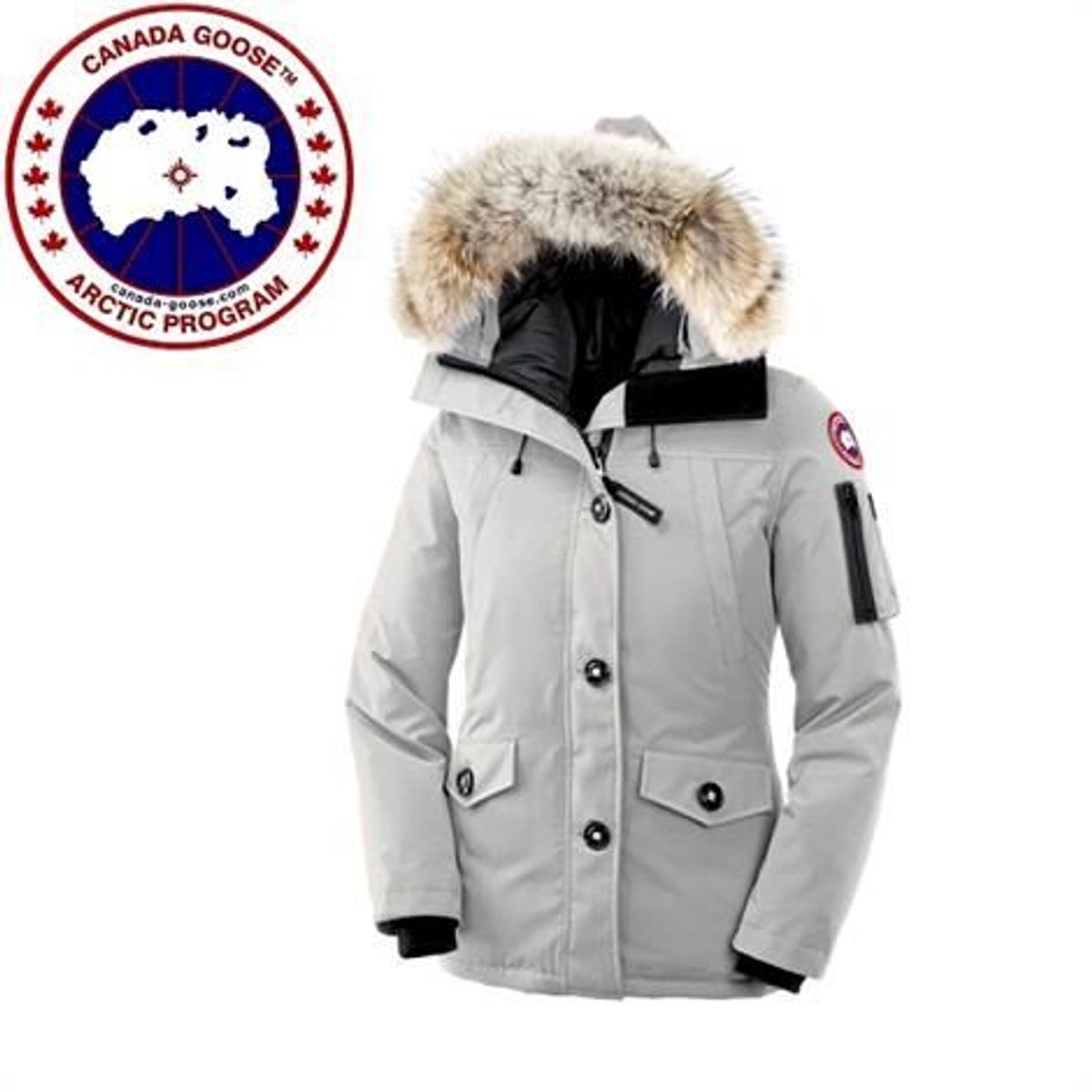 Canada Goose Ladies Montebello Parka, Light Grey