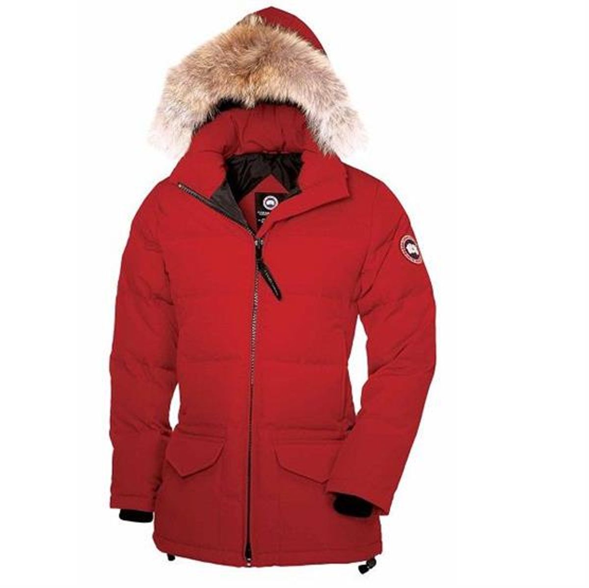 Canada Goose Ladies Solaris Parka, Red