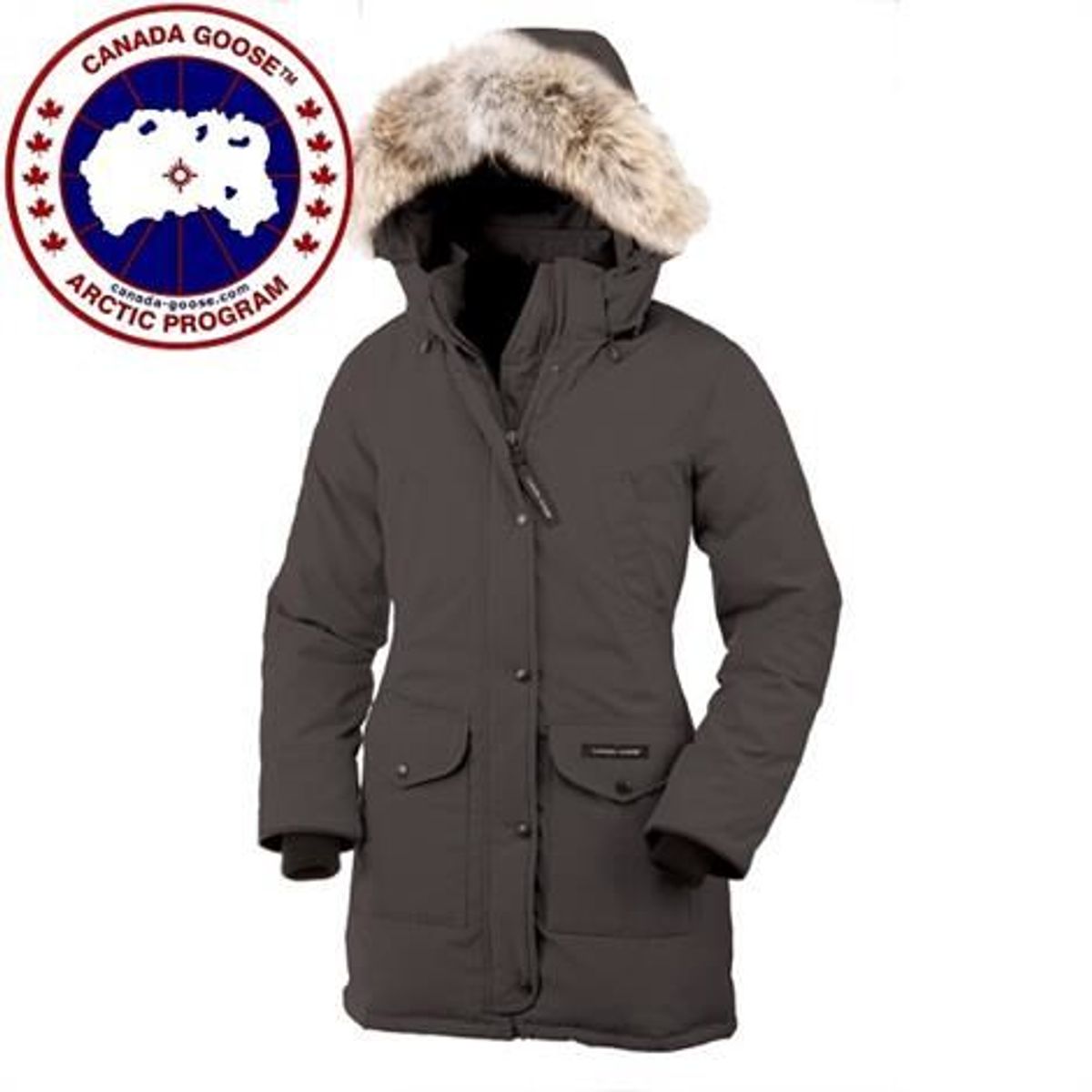 Canada Goose Ladies Trillium Parka, Mid Grey