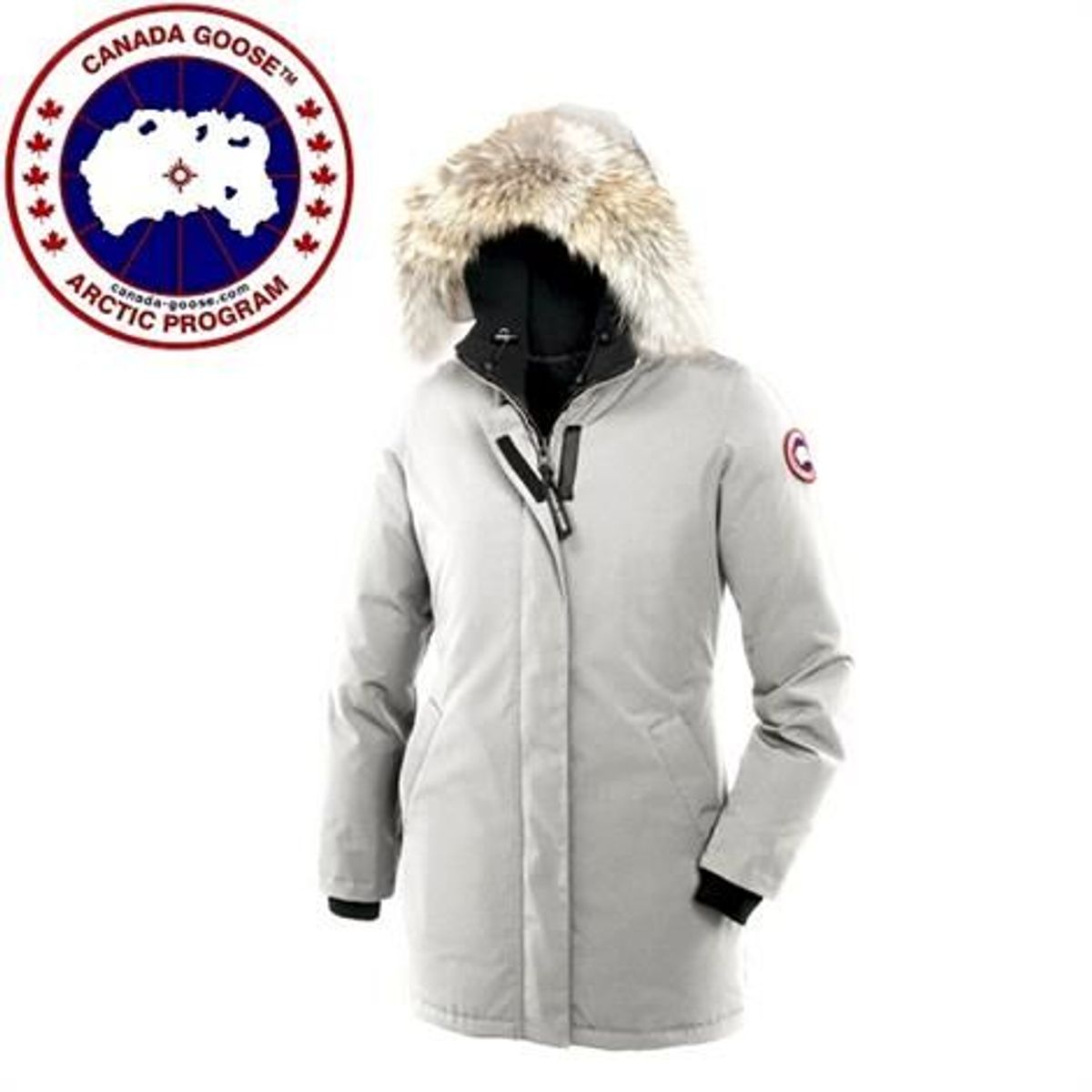 Canada Goose Ladies Victoria Parka, Light Grey