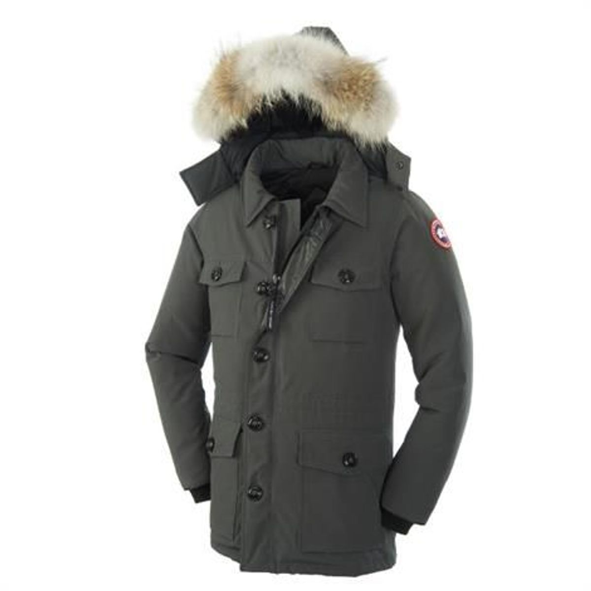 Canada Goose Mens Banff Parka, Graphite