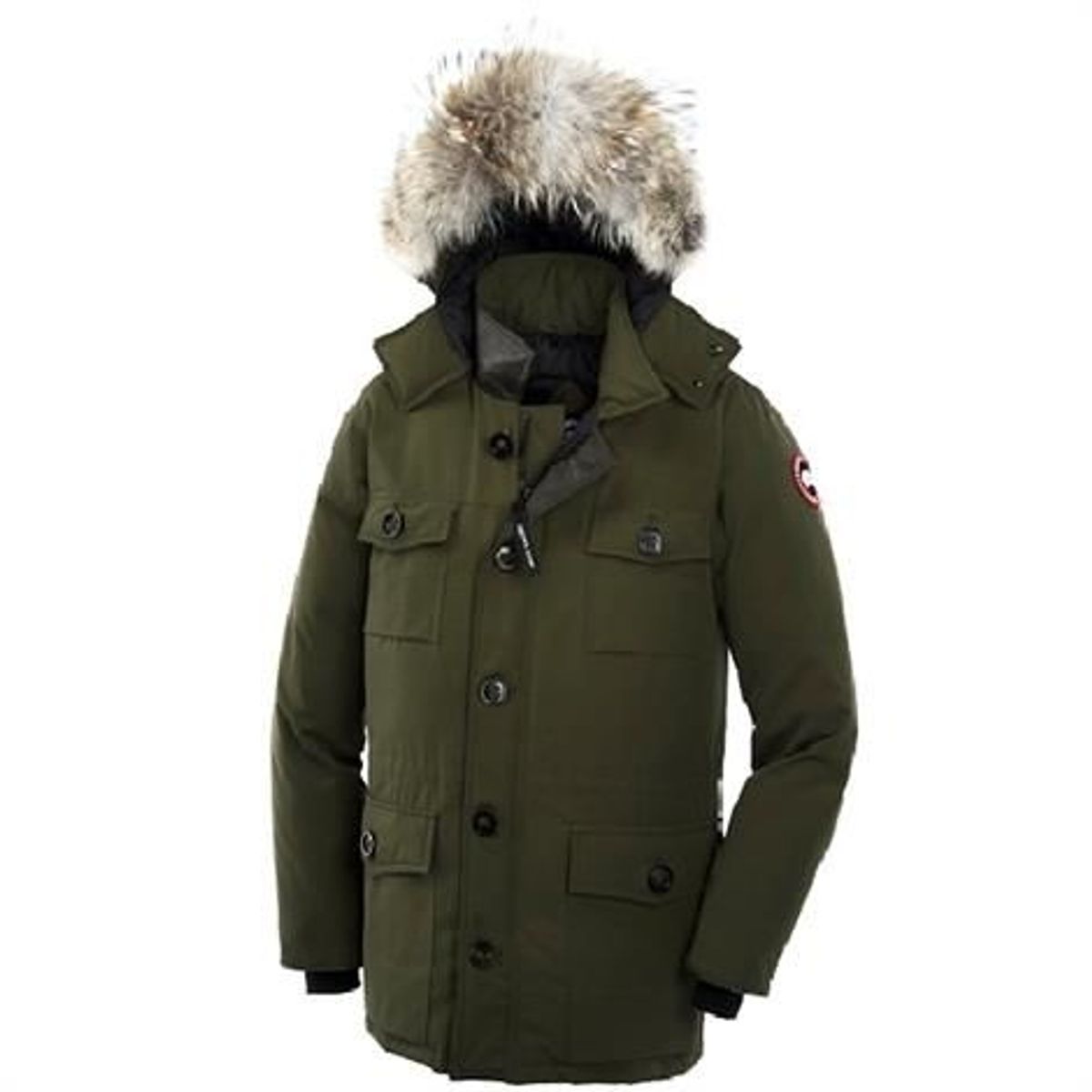 Canada Goose Mens Banff Parka, Military Green