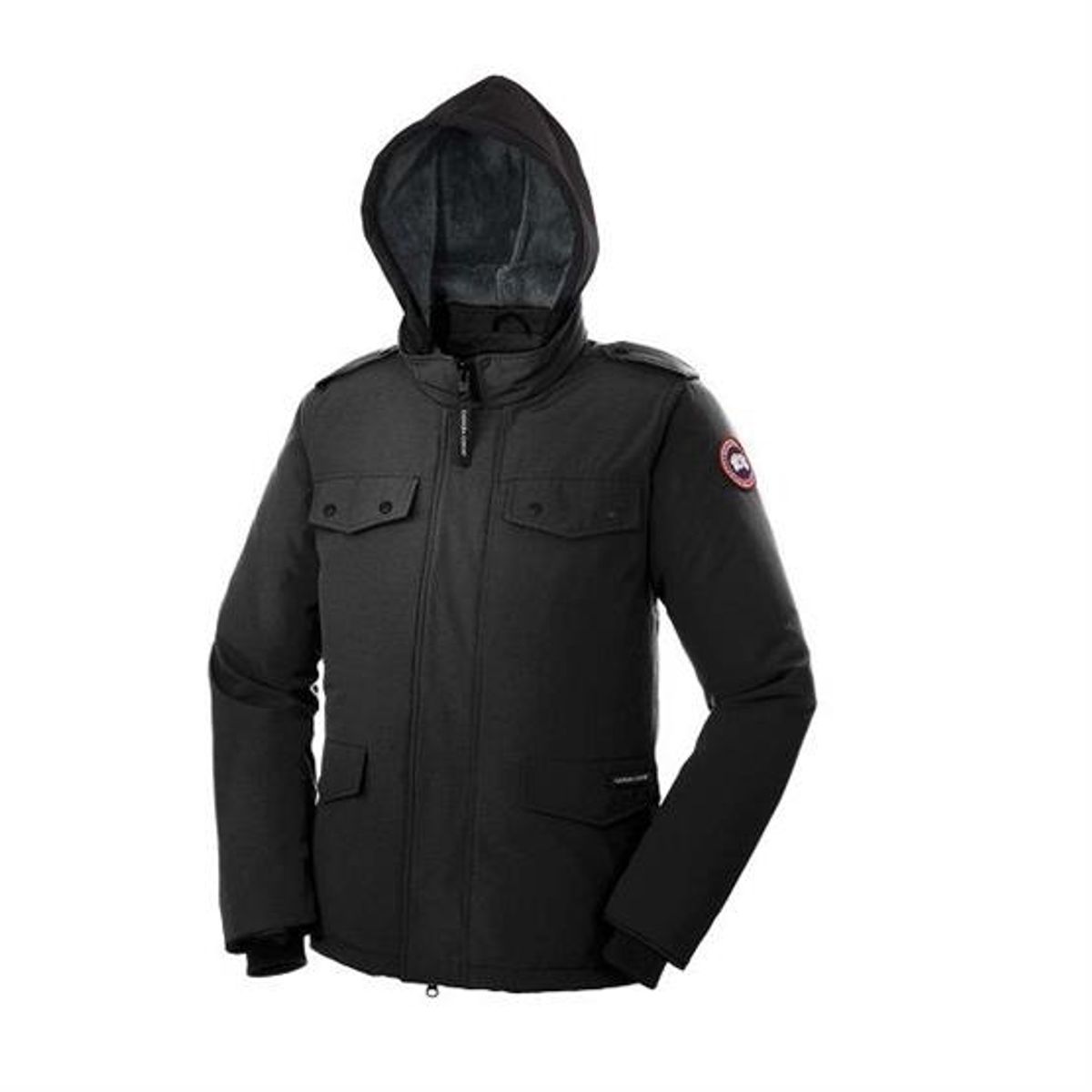 Canada Goose Mens Burnett Parka, Black