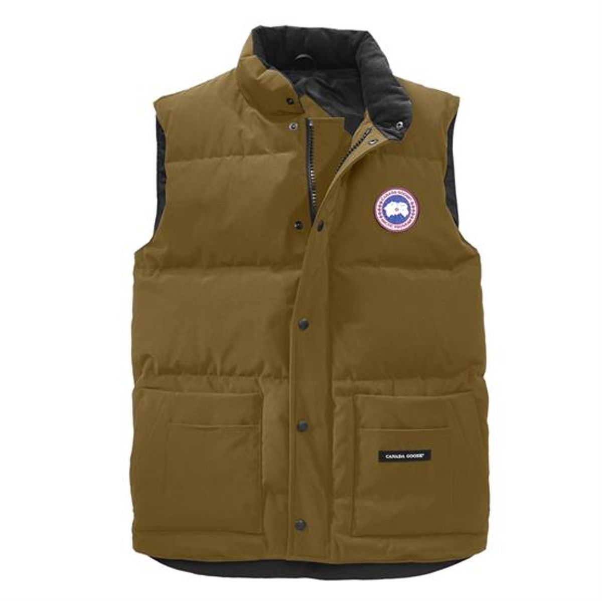 Canada Goose Mens Freestyle Crew Vest, Klondike Gold