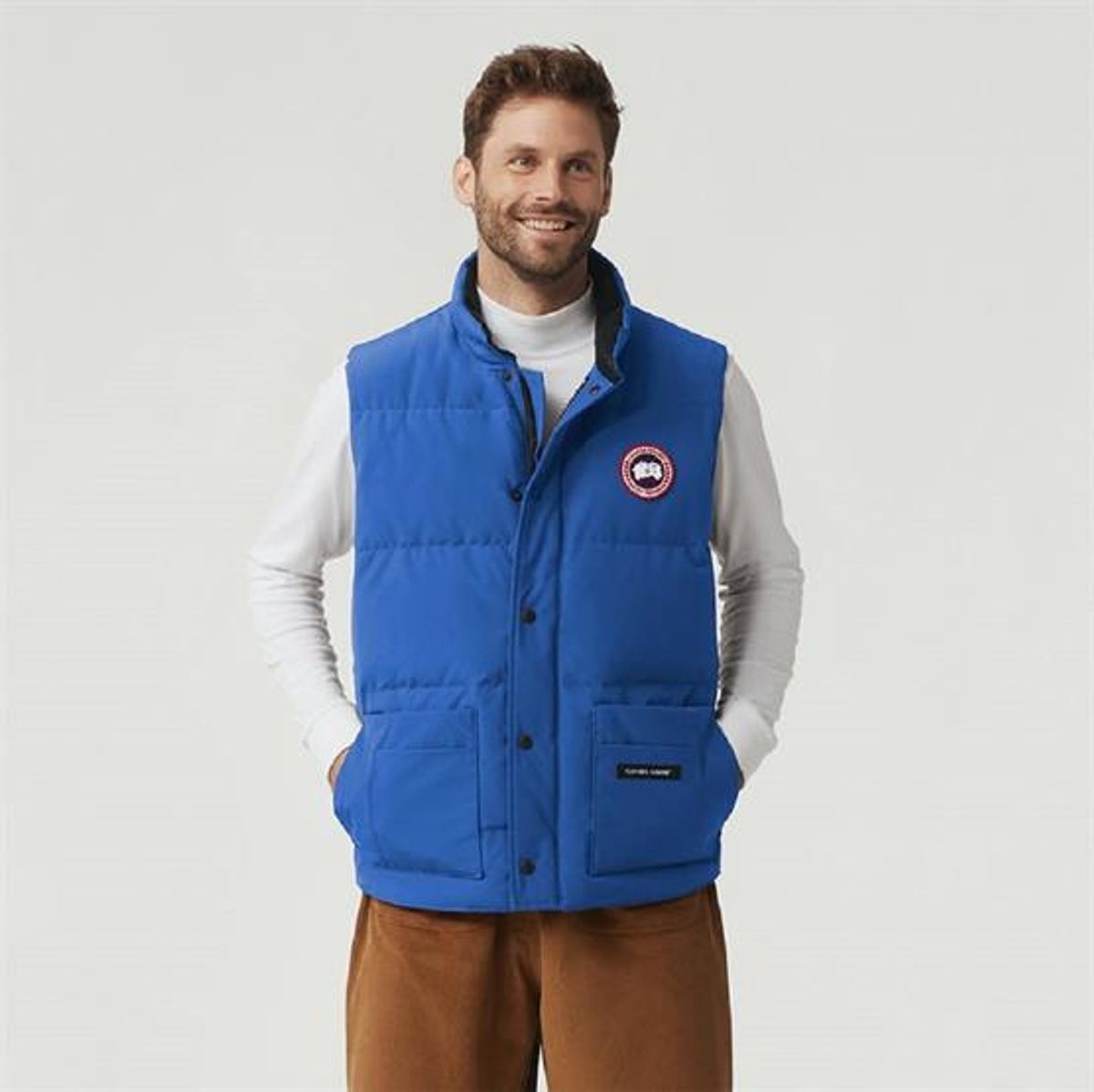 Canada Goose Mens Freestyle Crew Vest - PBI, Royal