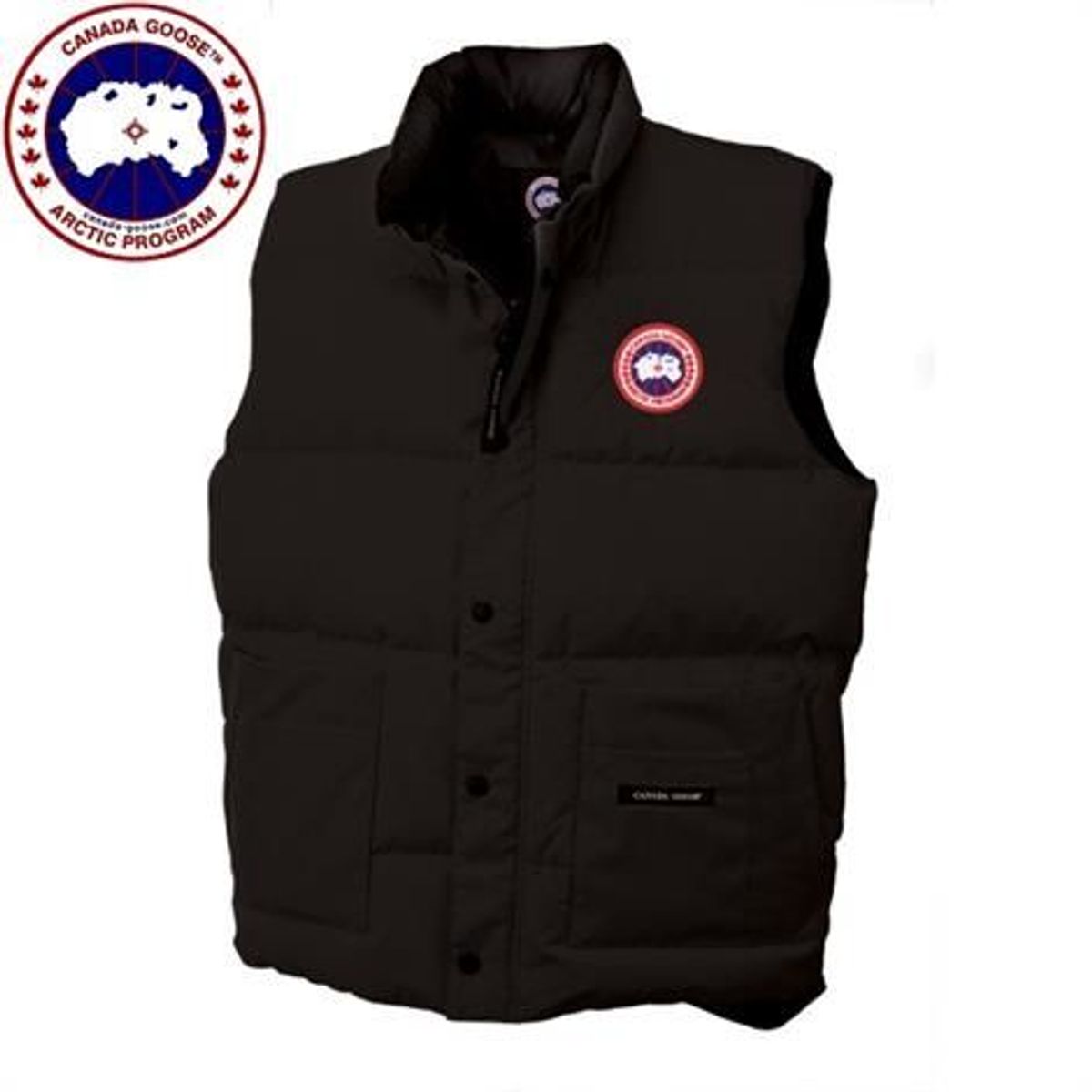 Canada Goose Mens Freestyle Vest, Black