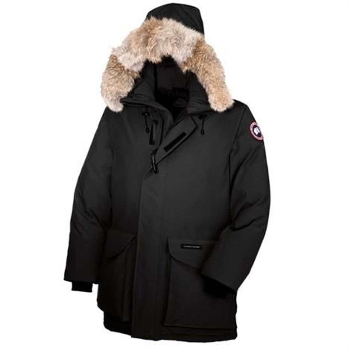 Canada Goose Mens Ontario Parka, Black