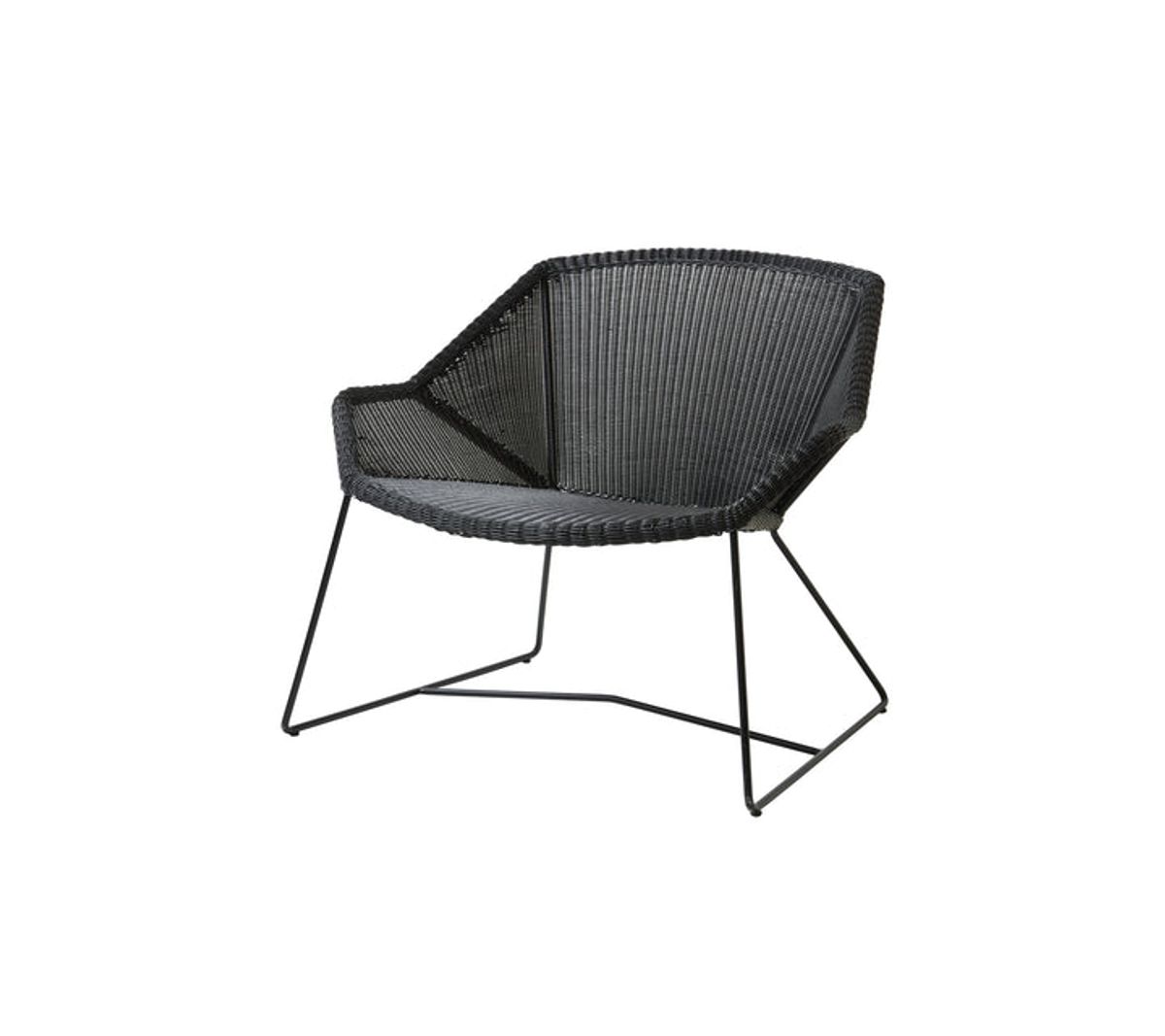 CANE-LINE BREEZE LOUNGESTOL - BLACK 87