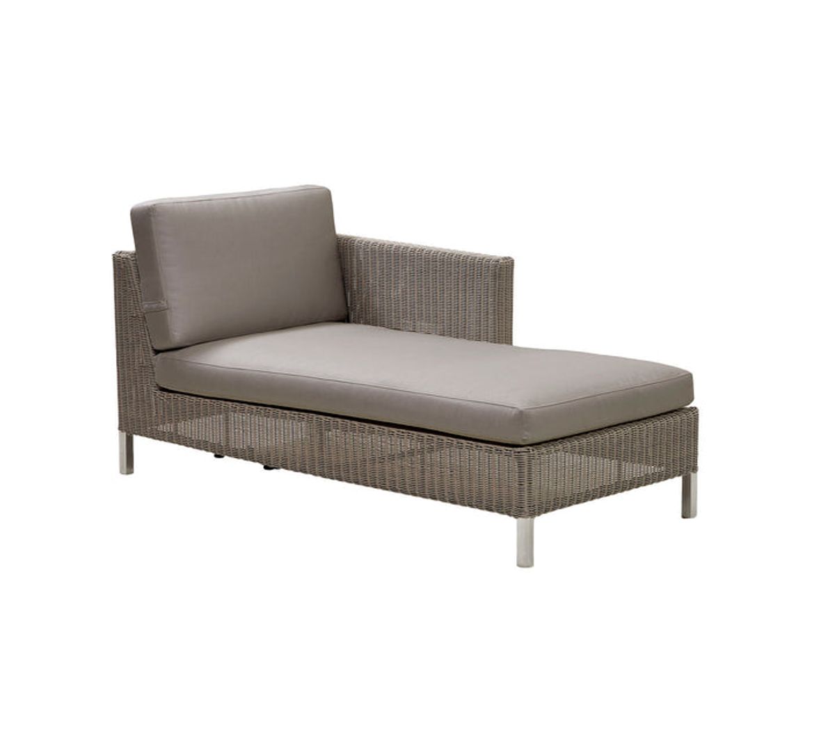 CANE-LINE CHAISELONG MODULSOFA/VENSTRE - TAUPE 153