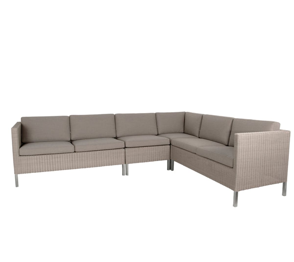 CANE-LINE CONNECT DINING LOUNGE 1 - TAUPE 302