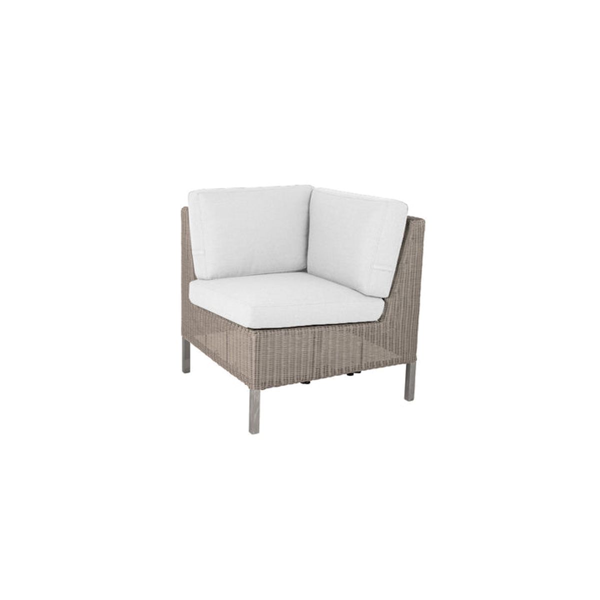 CANE-LINE CONNECT DINING LOUNGE SOFA/HJøRNE MODUL - WHITE 77