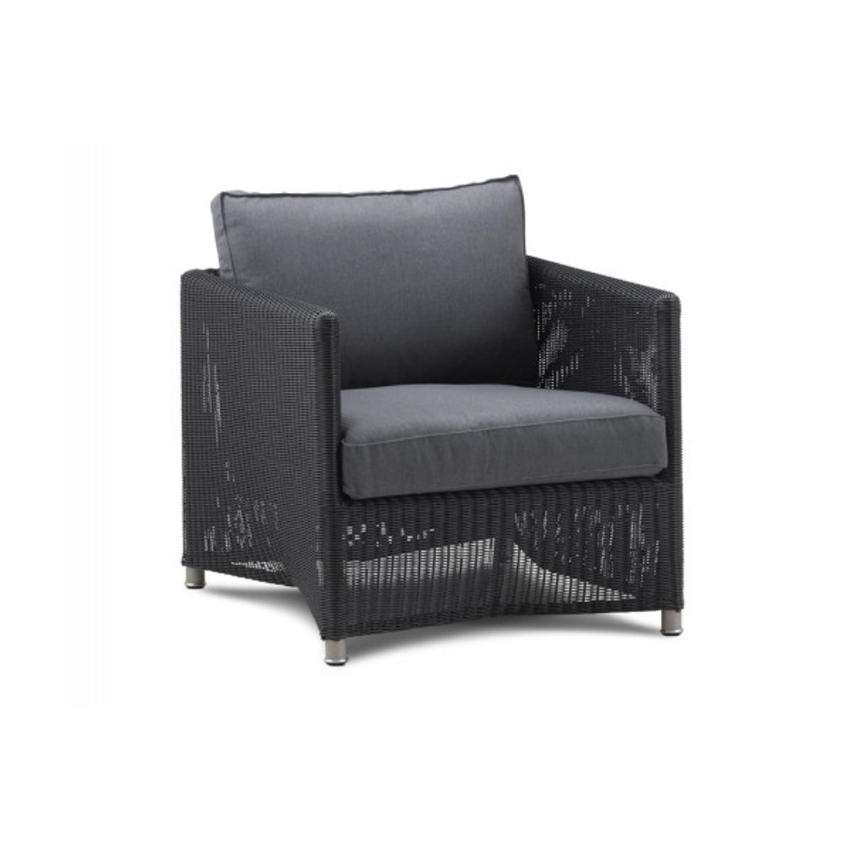 Cane-line Diamond Loungestol m/hynde - Graphite/Grey