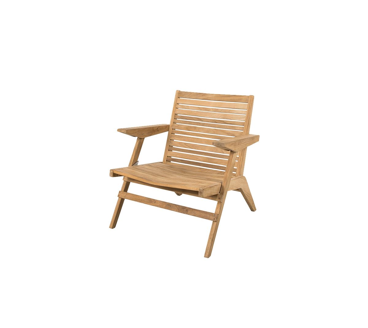 CANE-LINE FLIP LOUNGESTOL - TEAK 78