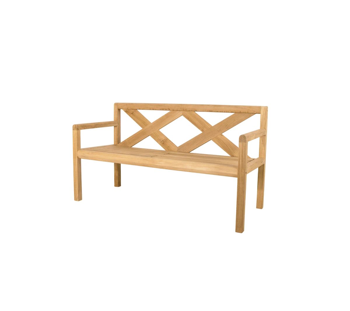 CANE-LINE GRACE 2PERS/BÆNK - TEAK 150