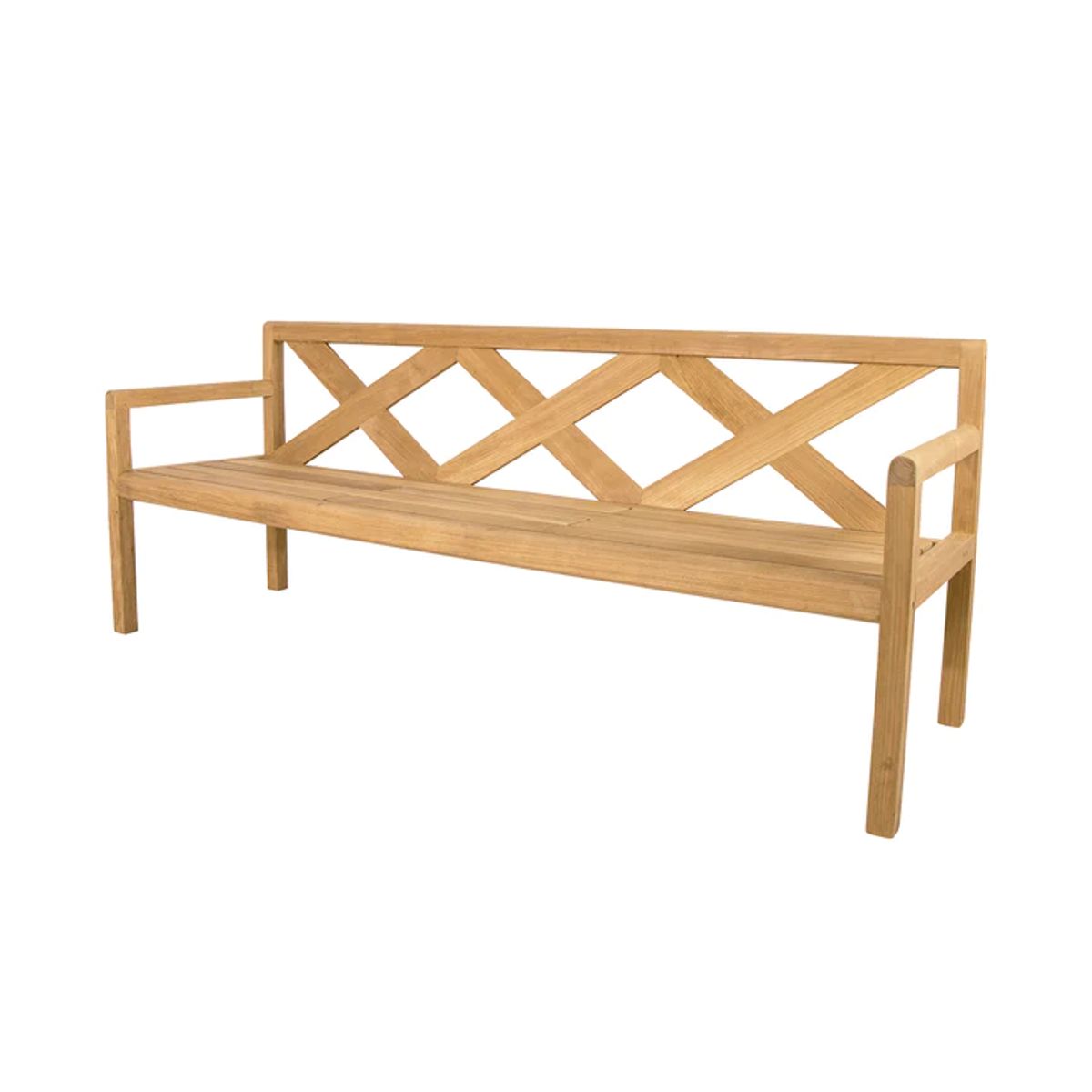 CANE-LINE GRACE 3PERS/BÆNK - TEAK 210