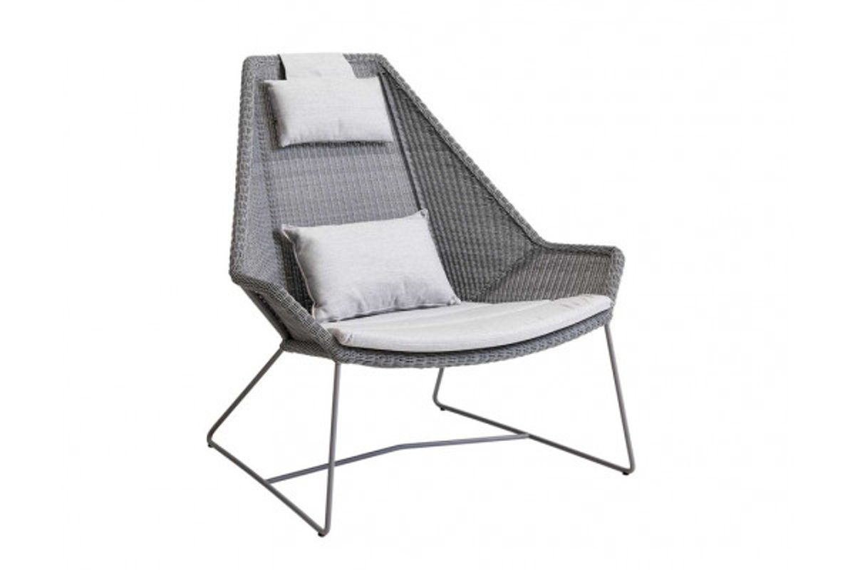 Cane-line Hynde til Breeze Highback Stol - Light Grey Natté