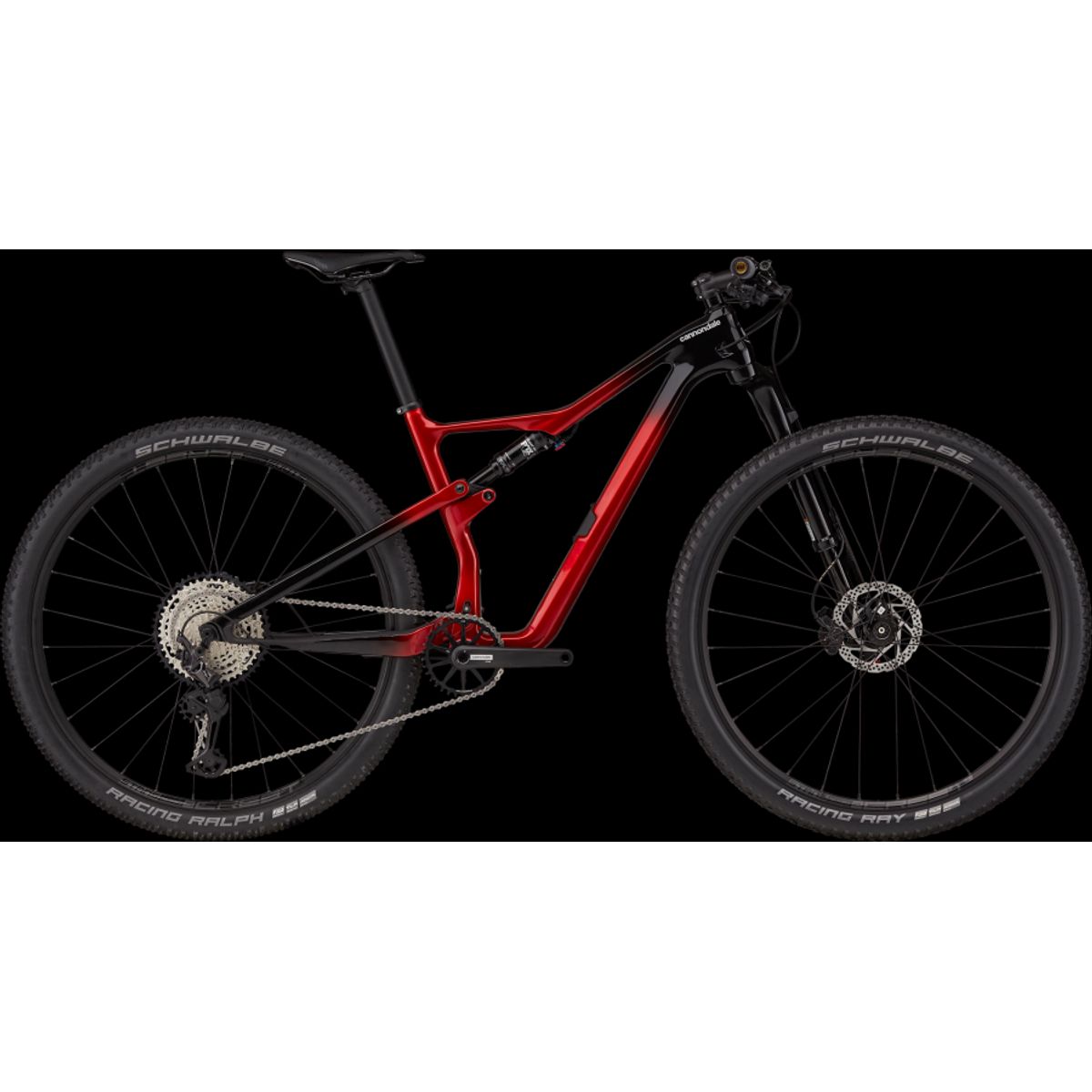 Cannondale Scalpel Carbon 3 2023 - sort/rød