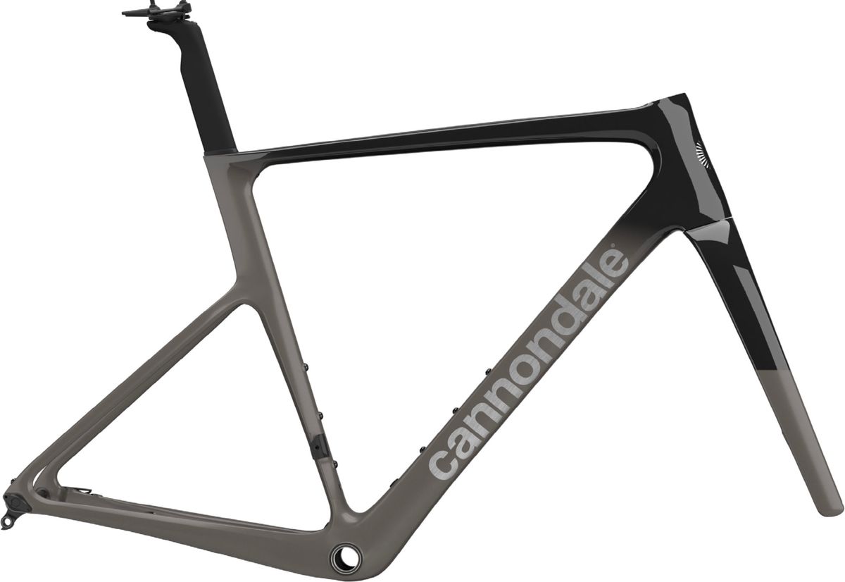 Cannondale SuperSix EVO HiMod Frameset 2023 - Sort/Grå