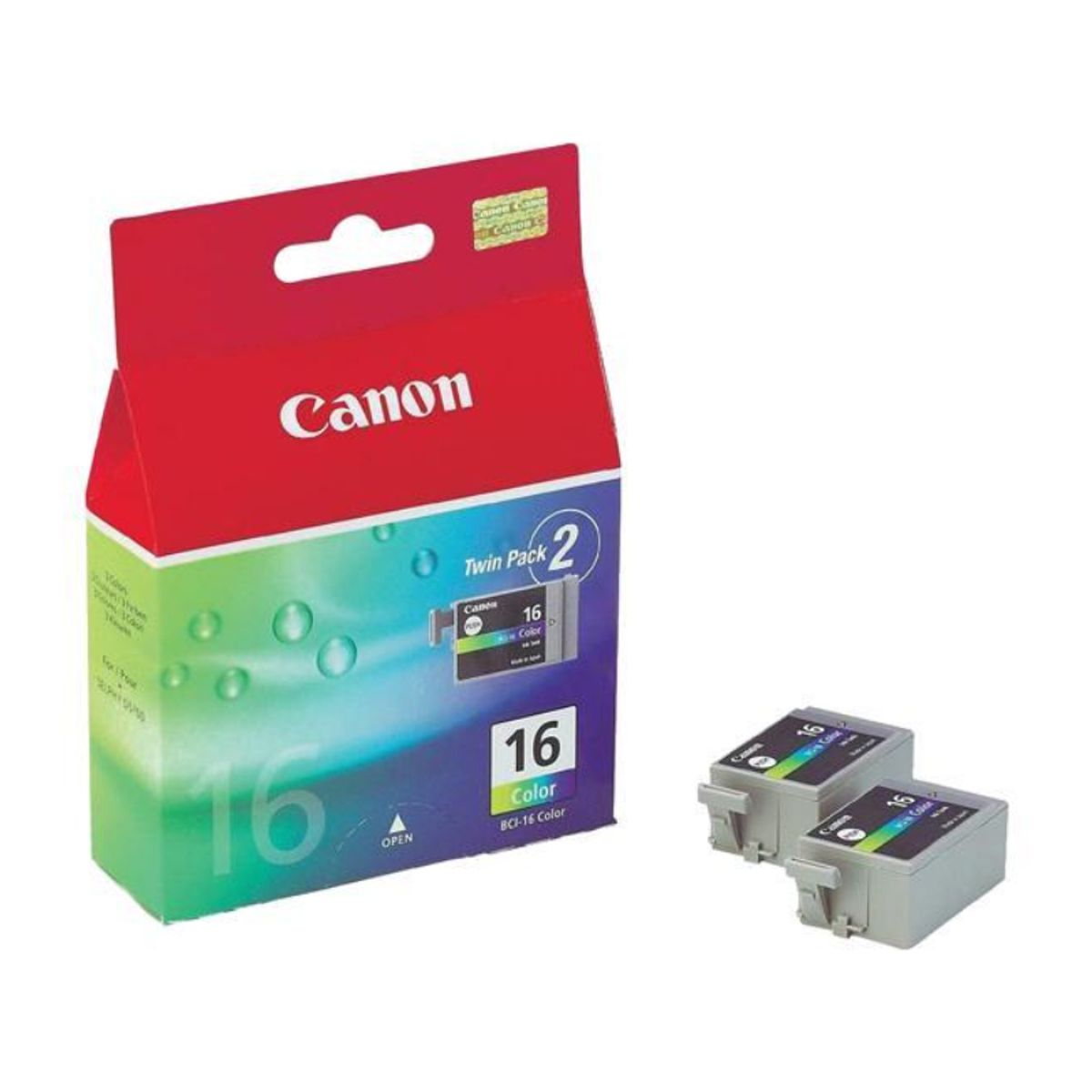 Canon BCI-16C combo pack 2 stk blækpatron - 9818A002 Original - Farvet 15 ml