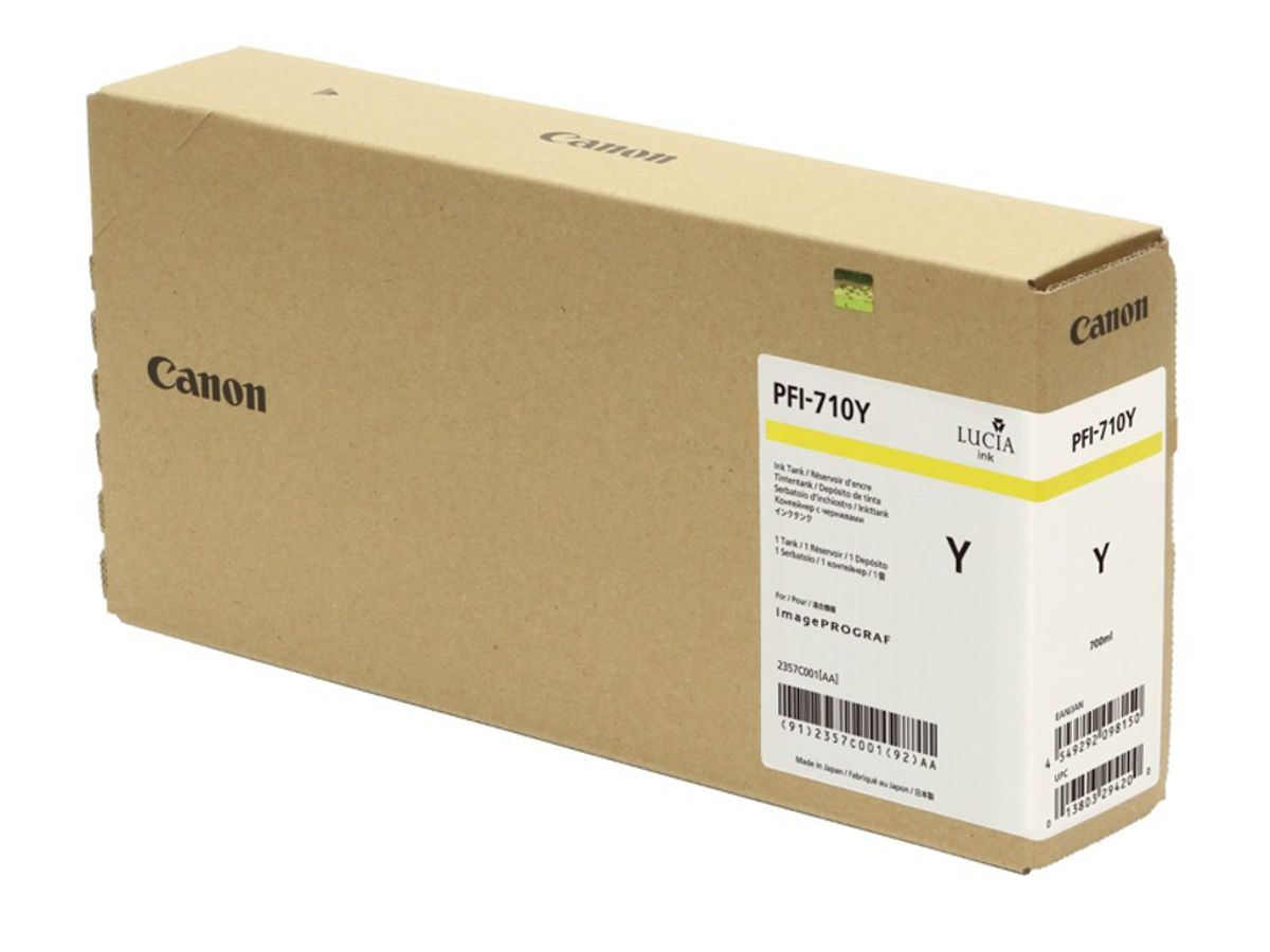 Canon Blæk Pfi-710 Y Yellow